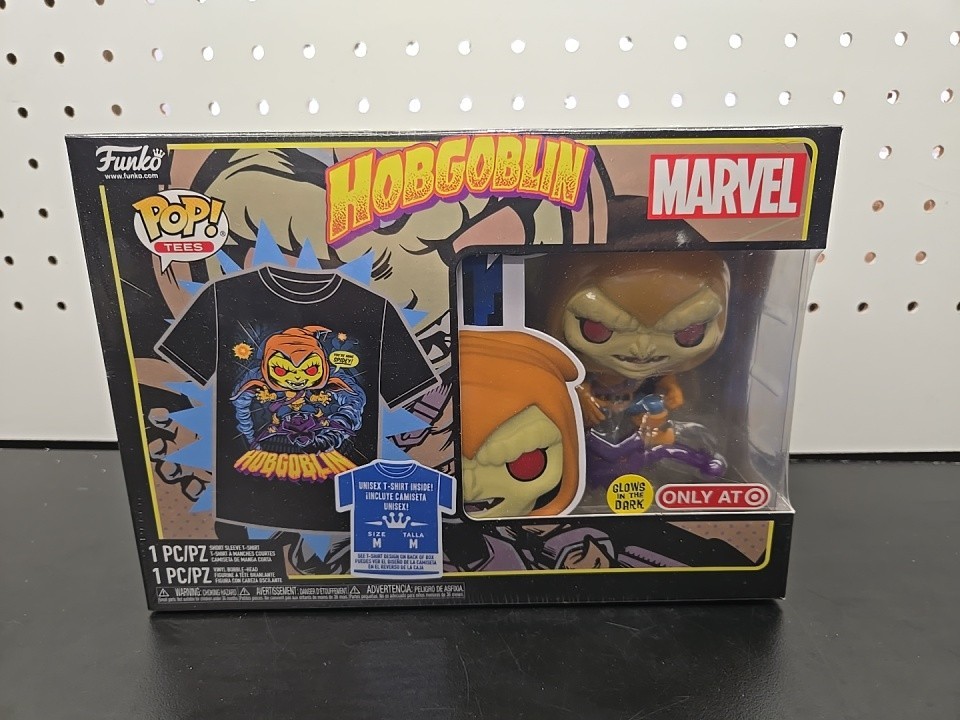 Funko POP! and Tee Marvel Hobgoblin Target Exclusive Size Medium T-Shirt Sealed 