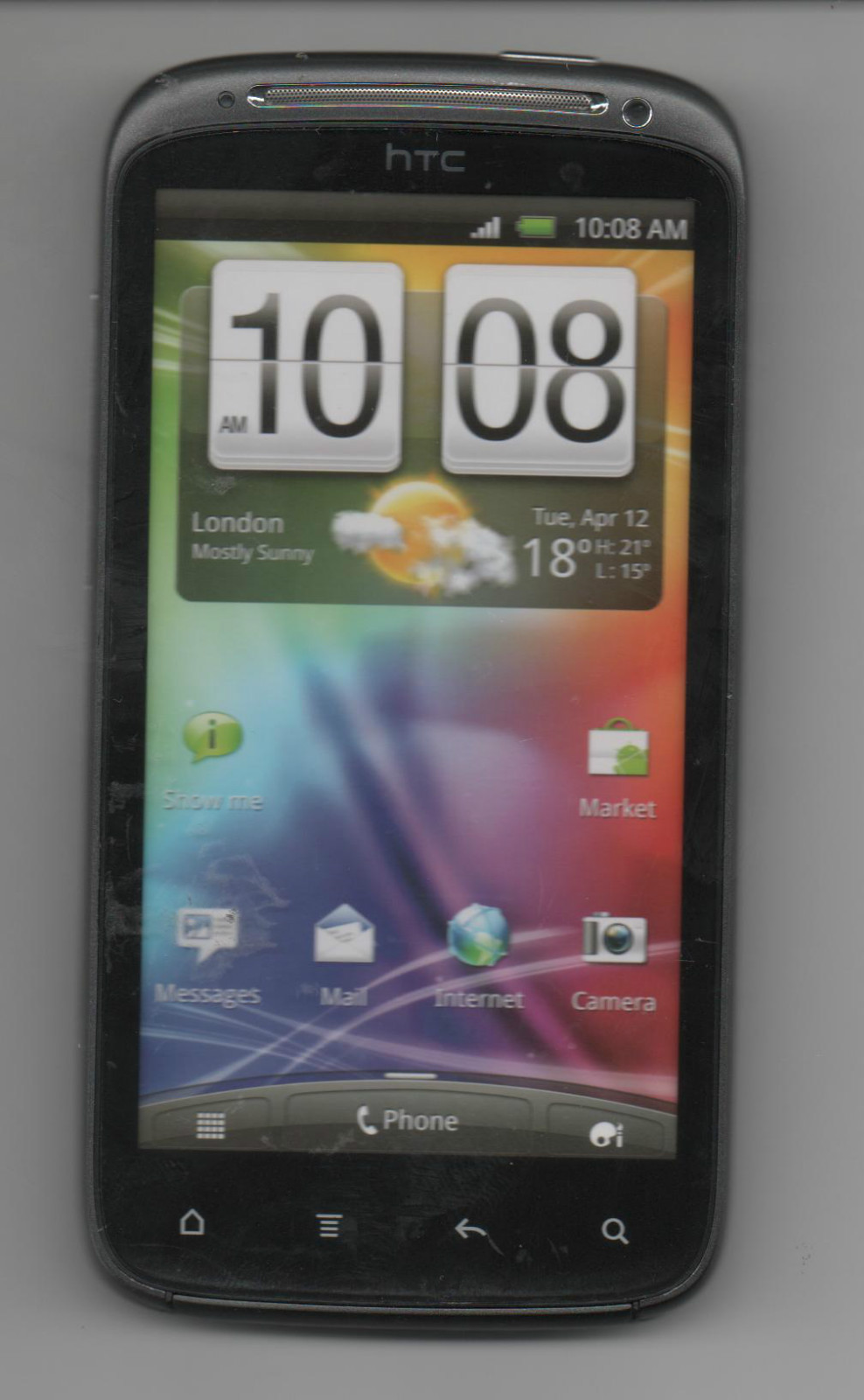 FAKE SHOWCASE PHONE - DUMMY - HTC SMARTPHONE (IS NOT A PHONE)
