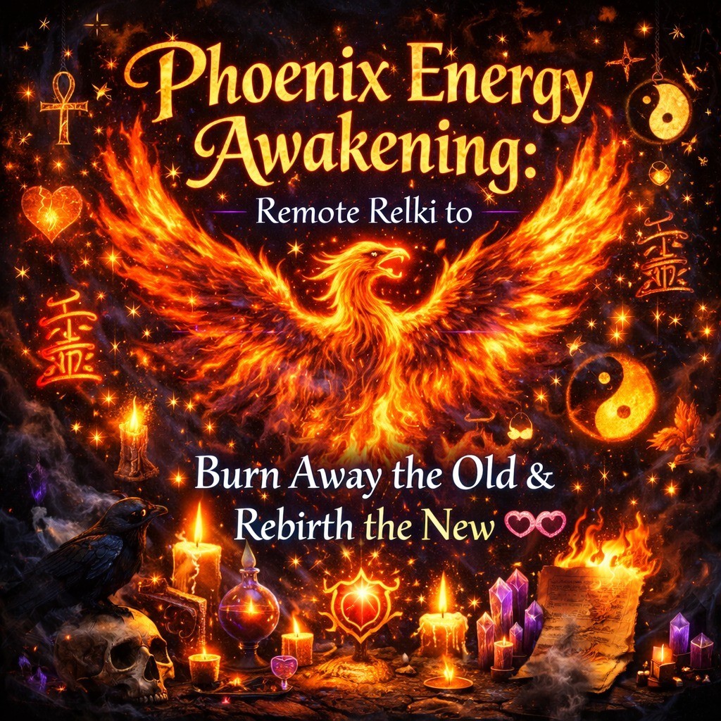 🔥 Phoenix Energy Awakening: Remote Reiki to Burn Away the Old & Rebirth the New