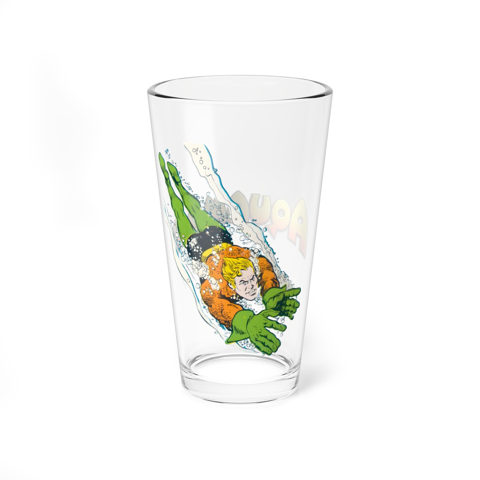 Aquaman Mixing Glass, 16oz, Comic, Super Friends