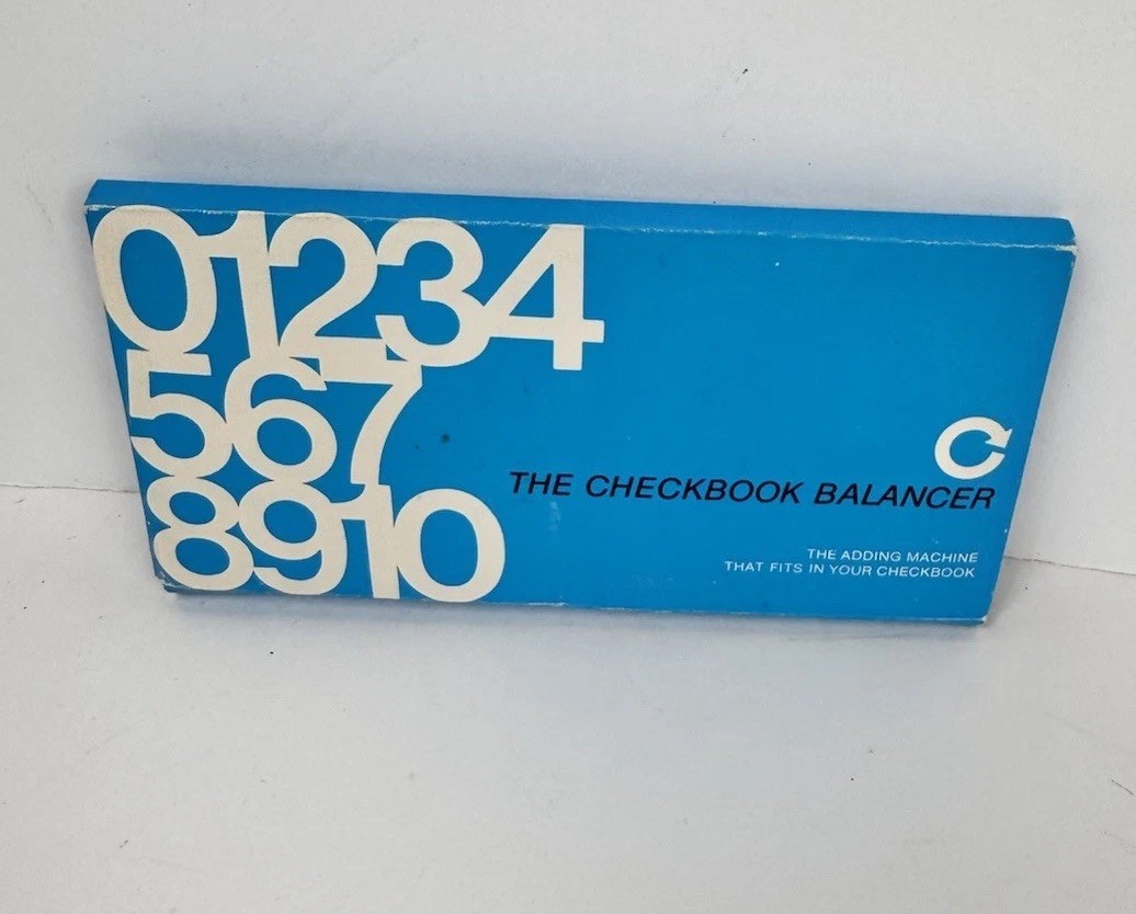 VTG Checkbook Balancer 1972 by Diamond International Co. w/ Box Vintage Office
