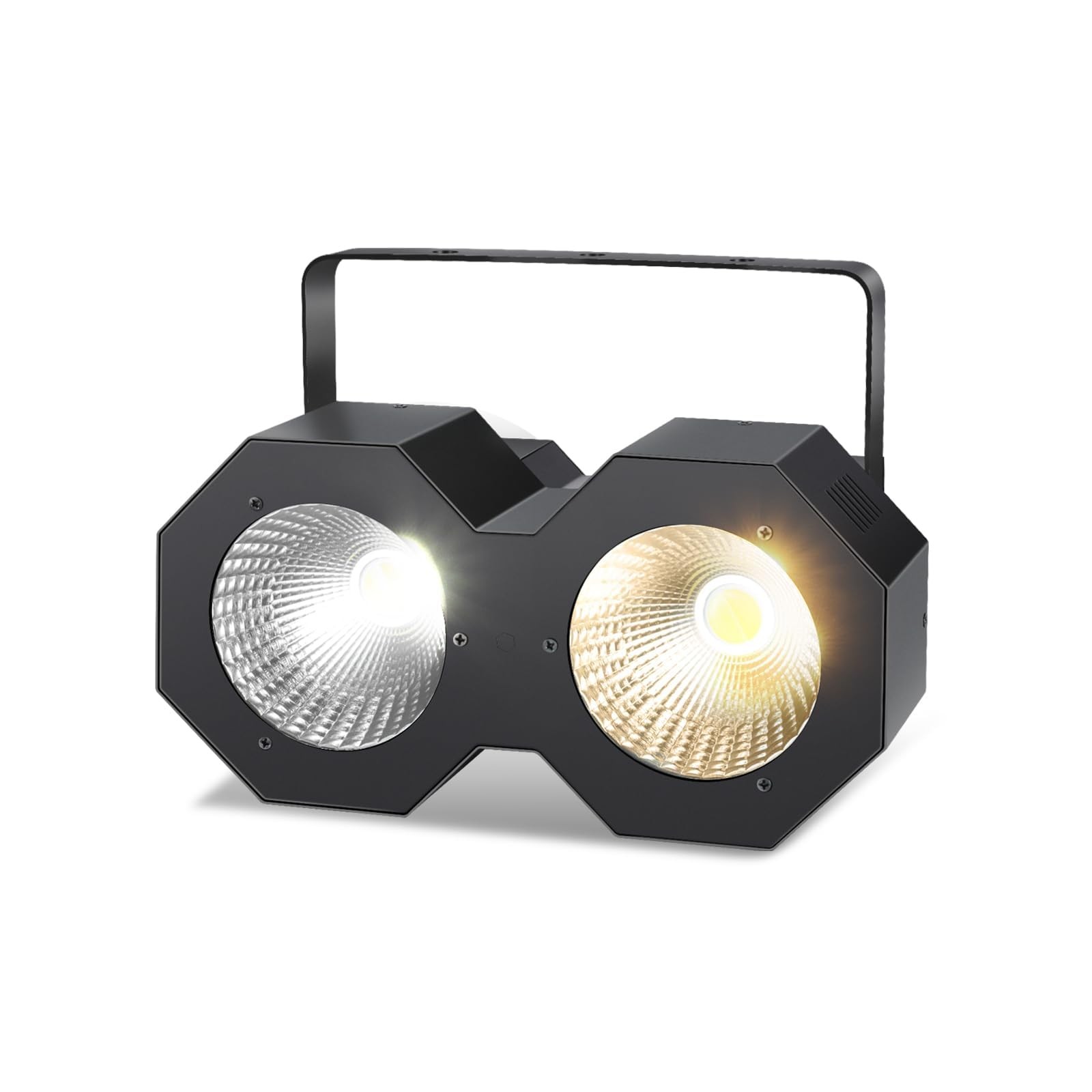 LED Blinder Stage Light,100W COB Par Cool White and Warm White Uplighting, DM...