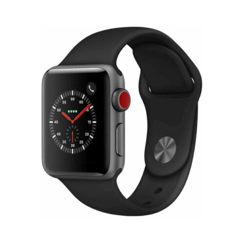 Apple Watch Series 3 38mm GPS - Space Gray Aluminum Case -Black Sport Band 2017