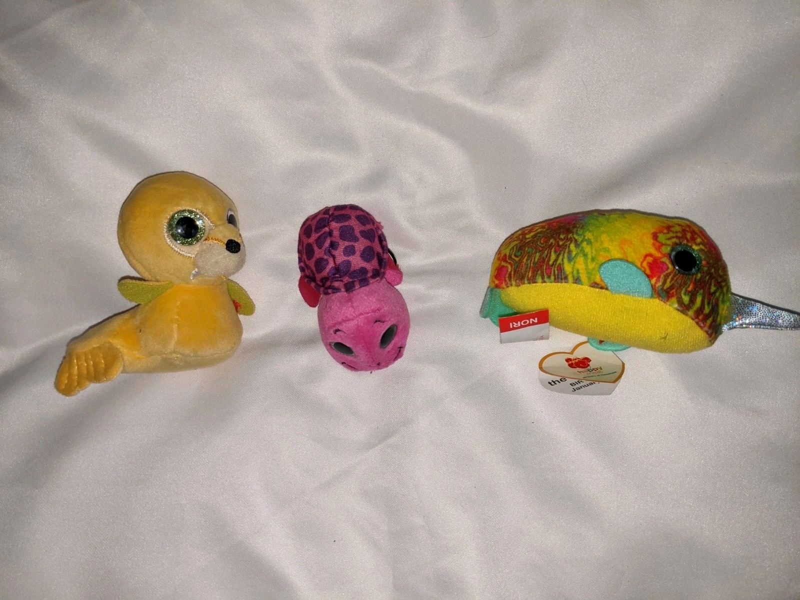 ty Teenie Beanie Babies Lot Of 3 McDonald's Tusk Myrtle Nori ty Teenie Beanie