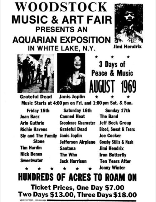 WOODSTOCK 1969 - 8" x 10" Photo Print
