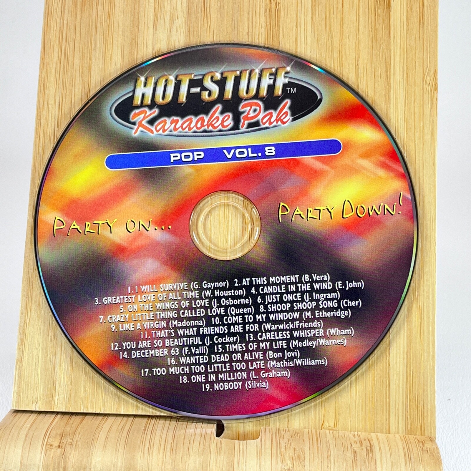 Hot-Stuff Karaoke Pak Pop Vol. 8