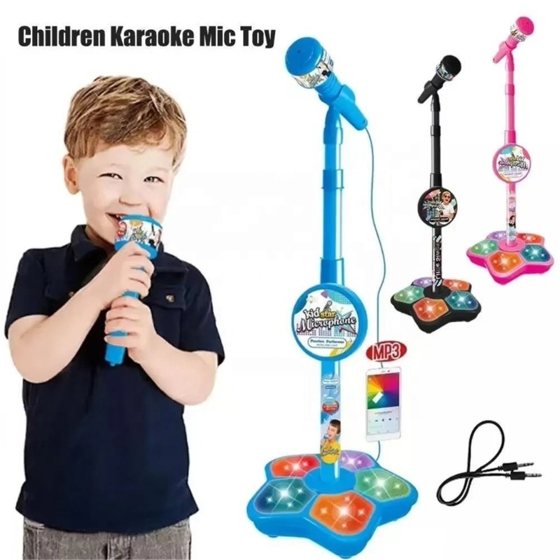 Exciting Light Effects Childrens Microphone For Role Play Fun And Music