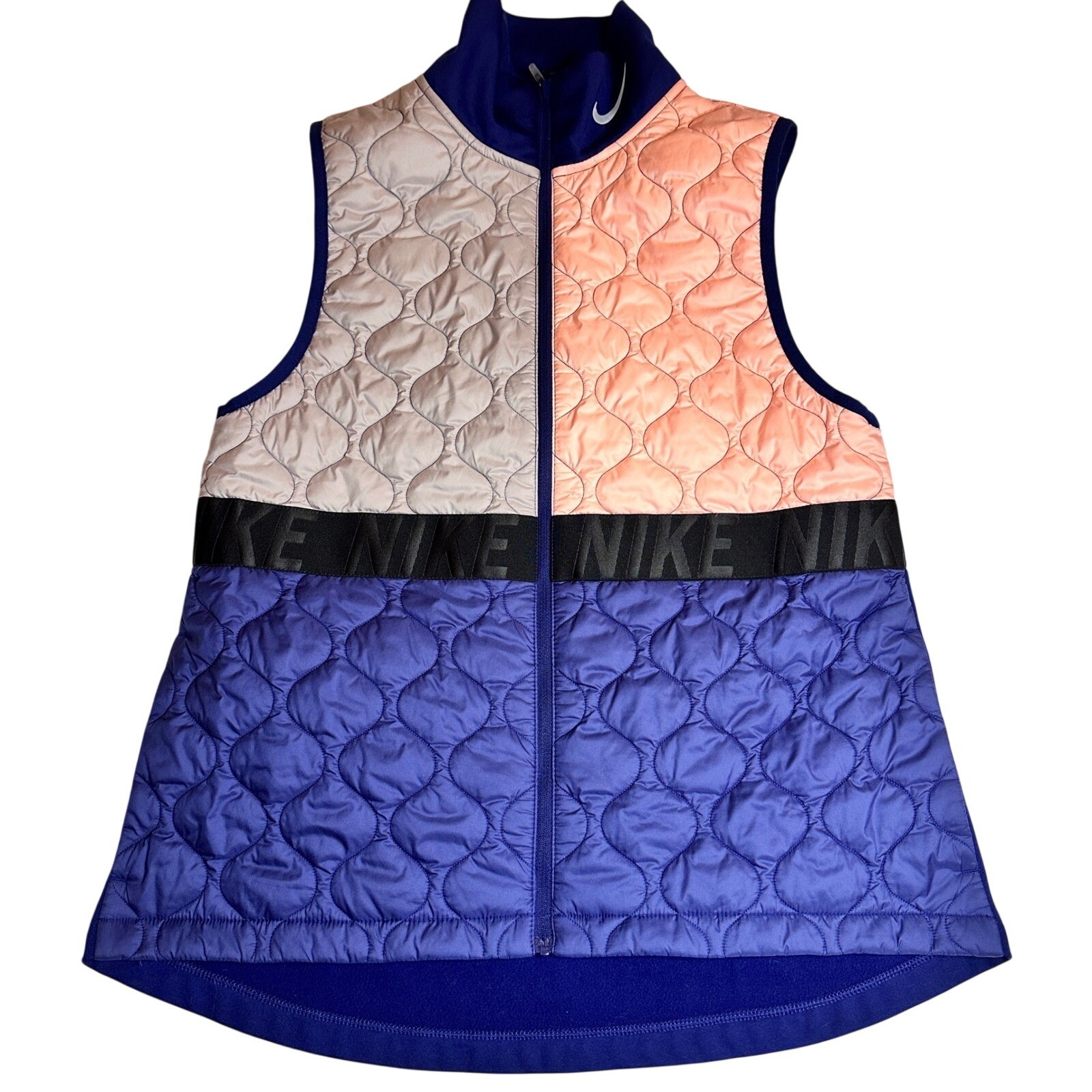 Nike Aerolayer Running Vest BV3869-697 Colorblock Quilted Insulated Adult Medium