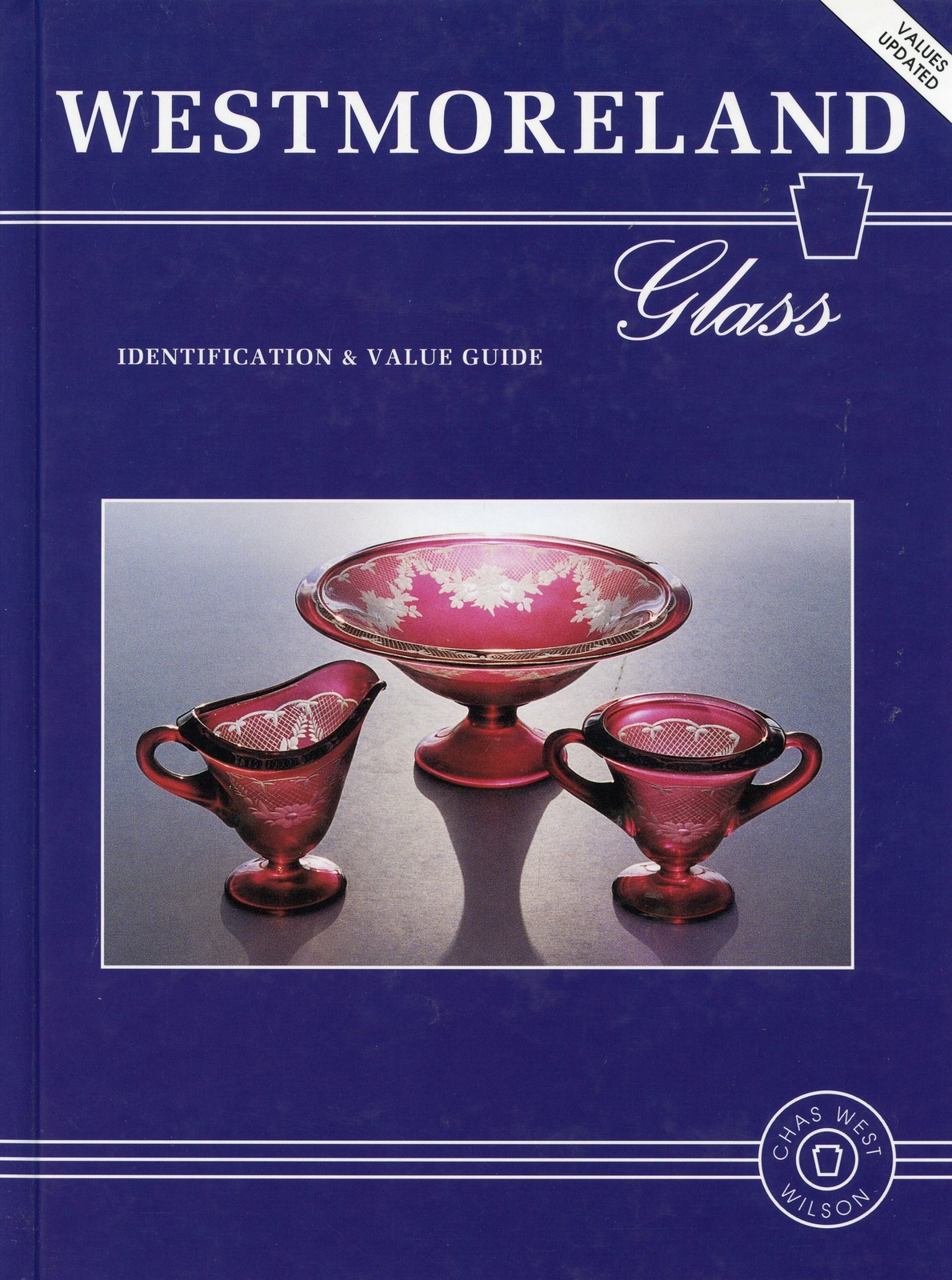 Westmoreland Glass - Forms Patterns Dates / Scarce Illustrated Book + Values