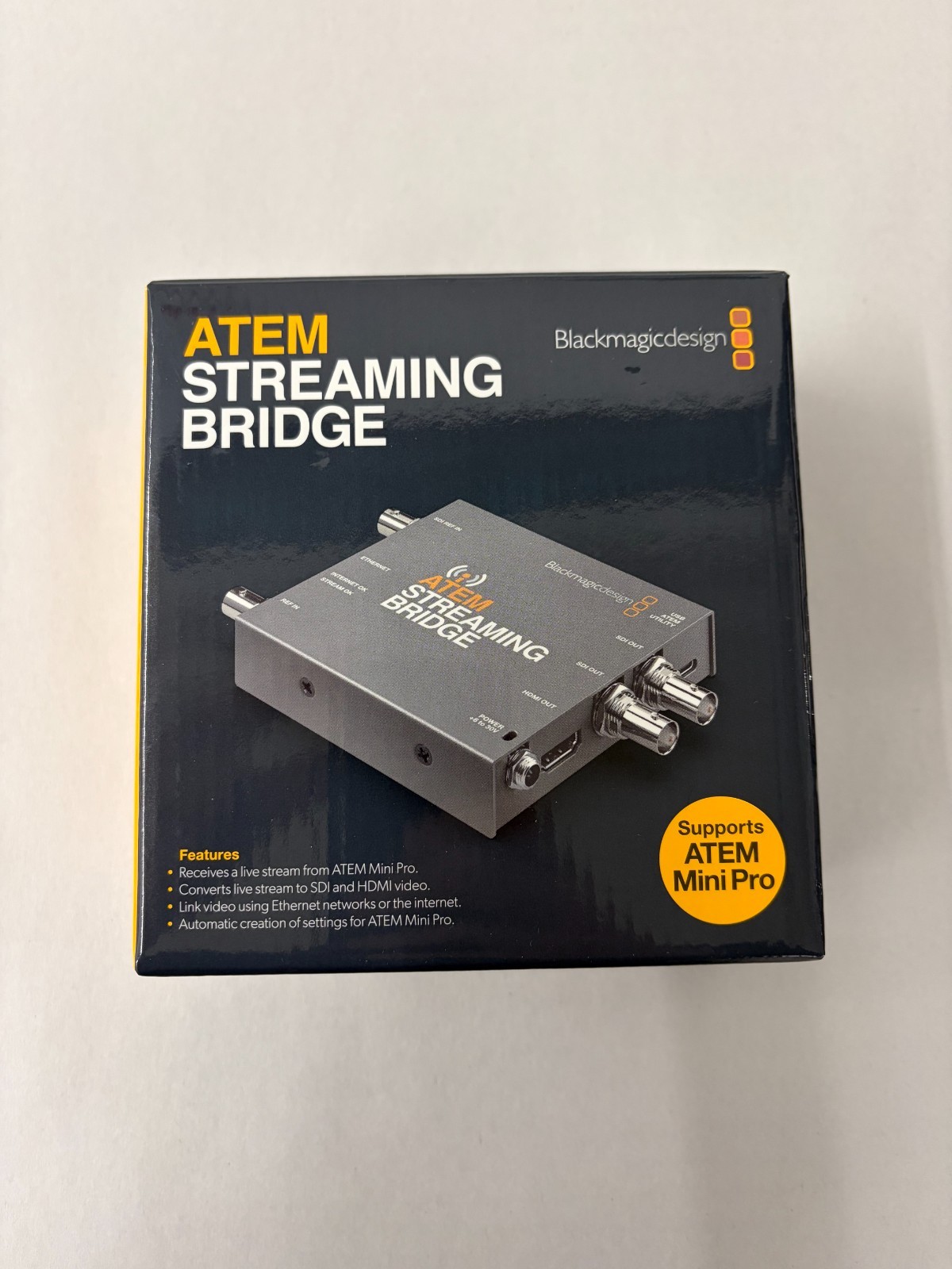 Blackmagic Design ATEM Streaming Bridge for ATEM Mini Pro Streaming Switchers
