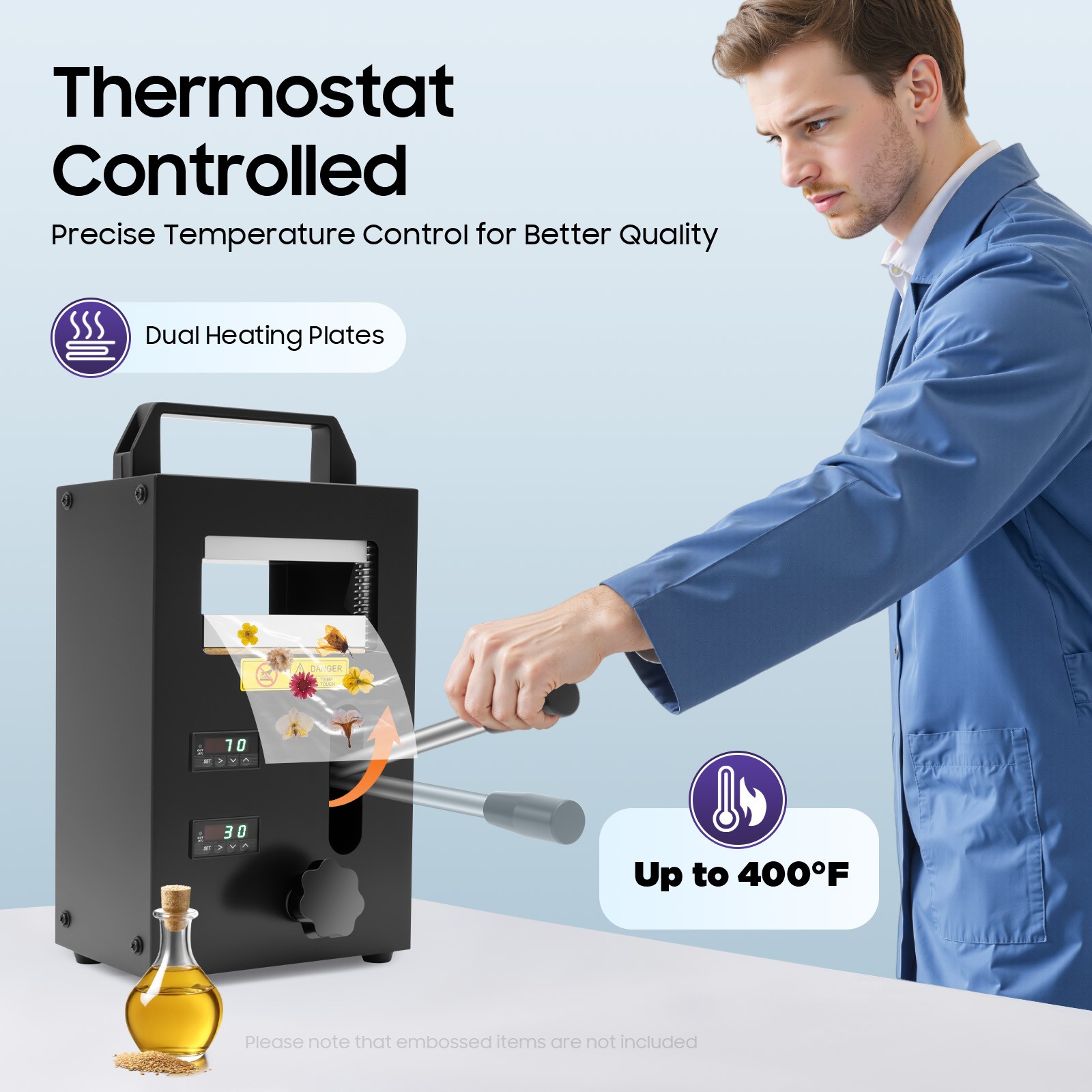 Hydraulic Heat Press Machine Heat Press Machine With Dual Heating Plates 800W