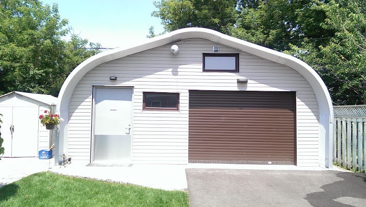 20x40x16 Engineered Steel Building Kit | DuroSPAN Clear-Span Arch Open DIY Ends