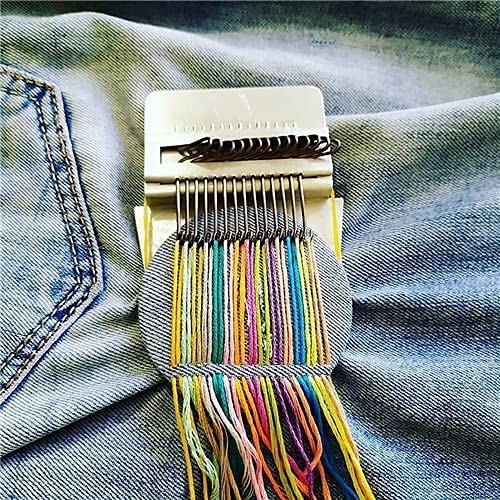 Small Loom Fast Speed Weve Type Weave Tool, Mini Rainbow Weaving 14 Hooks 