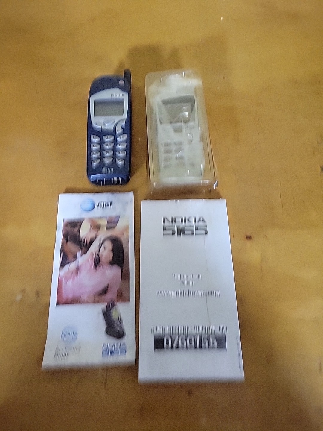 Nokia 5165 Cell Phone US Cellular Vintage Collector With Manuals Untested