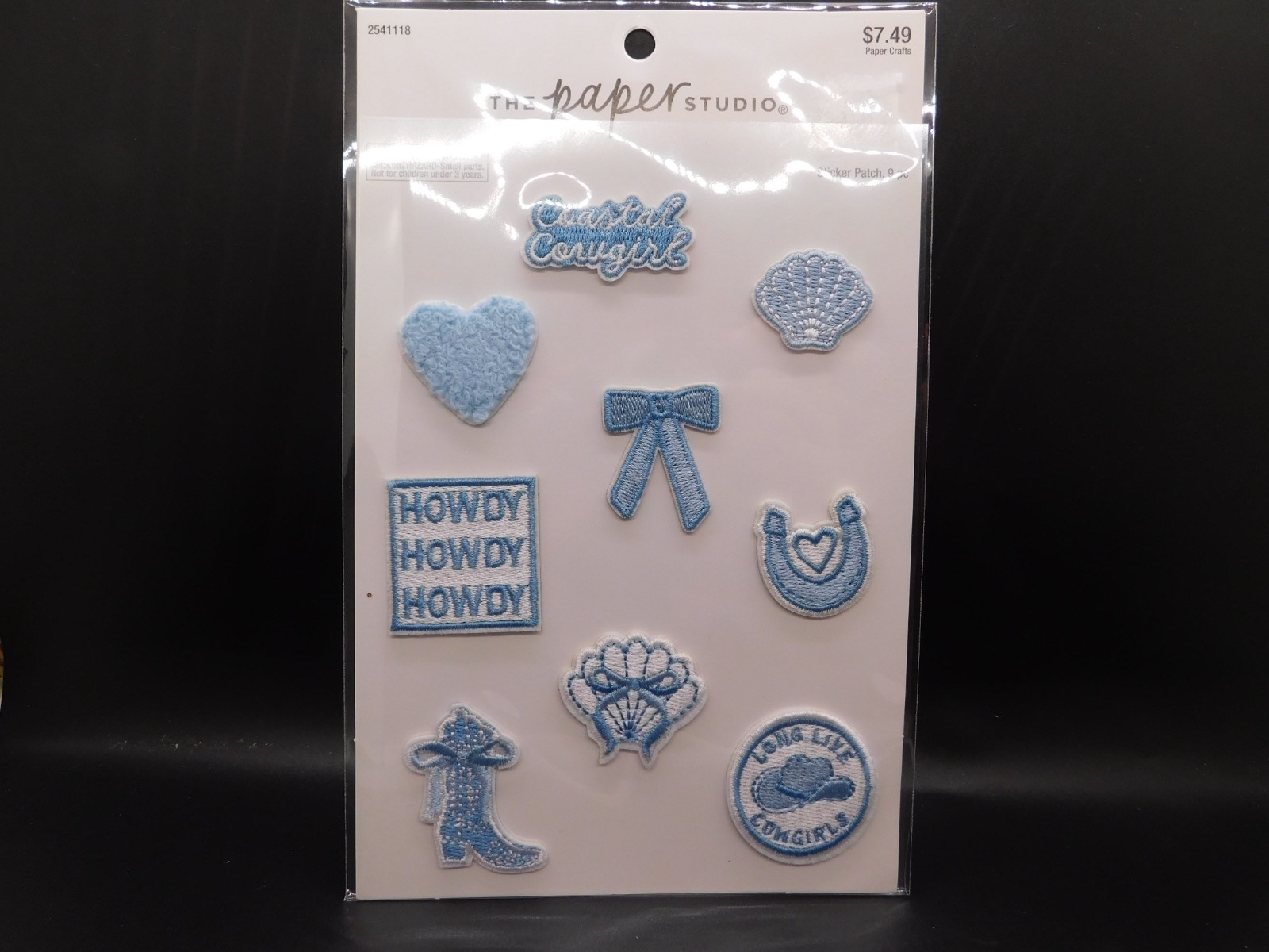 The paper studio Coastal Cowgirl sticker patches 9pc
