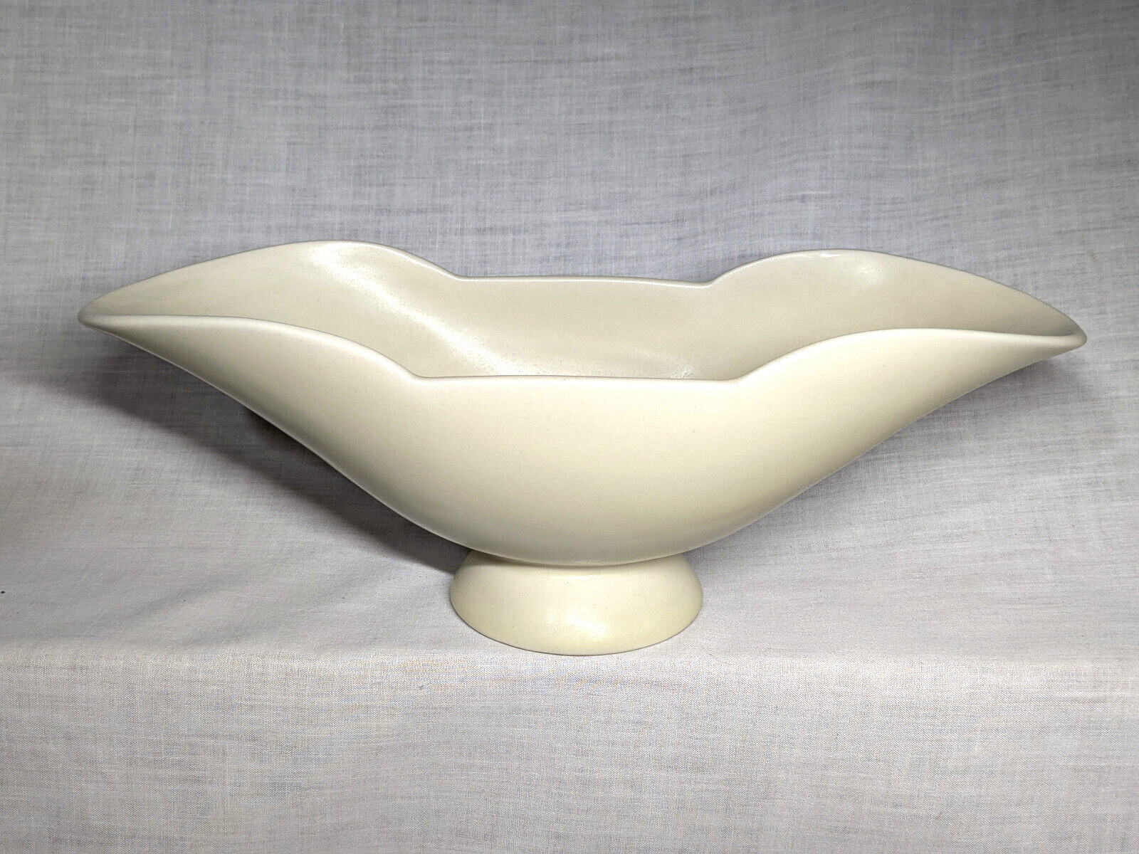 Rookwood Bowl 13" Matte White Marked Dated 1946 Form No. 6826 Clean Simple Lines