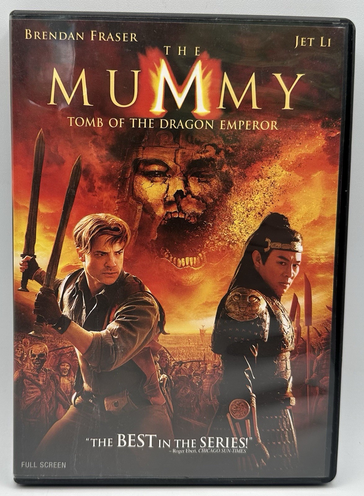 The Mummy Tomb Of The Dragon Emperor DVD Full Frame Brendan Fraser 2008
