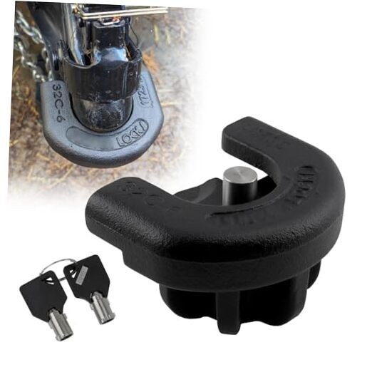  2 Inch Trailer Lock, Heavy-Duty Trailer Hitch Lock, Anti Theft Trailer 2 inch