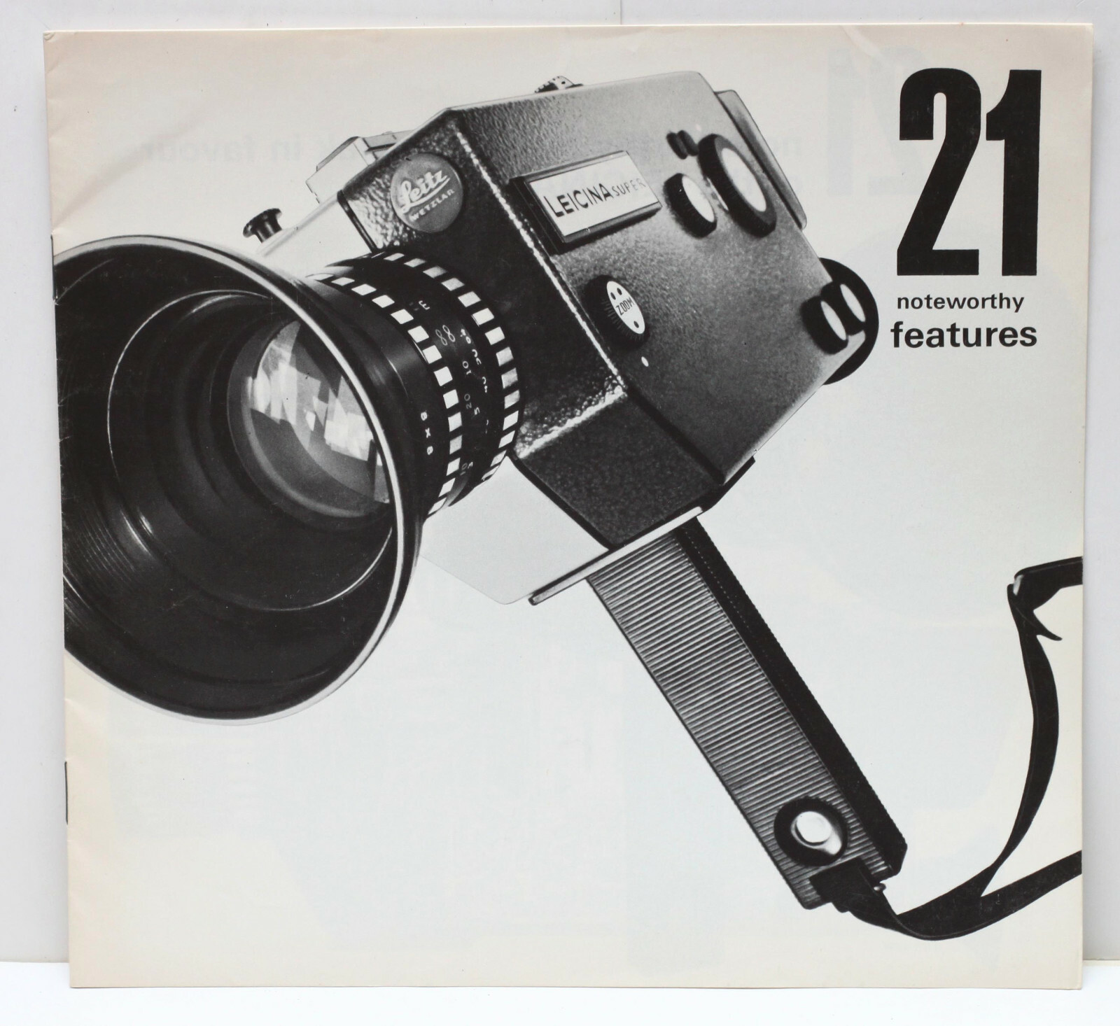 Leitz Wetzlar Leica Leicina Super Sales Brochure 1970s RARE