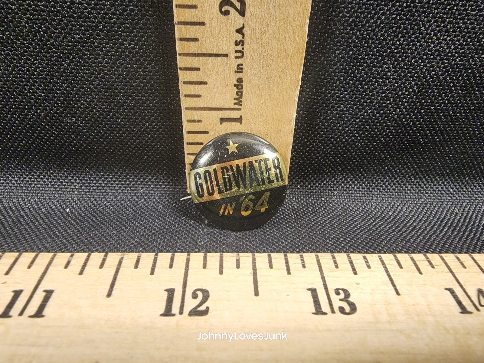 Vintage Goldwater '64 Presidential Political Pinback Button Used