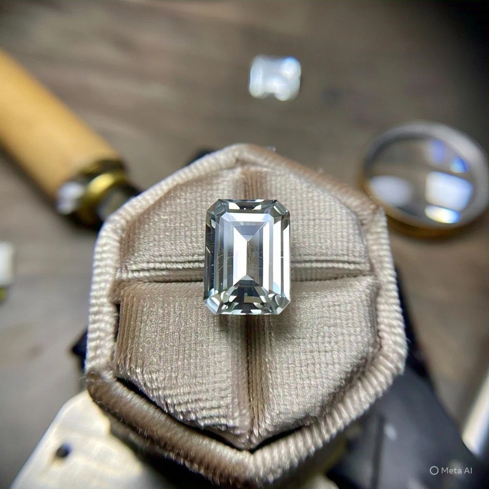 2.00 Ct EMERALD Cut  Certified Lab Grown  Diamond D Color VS2 Clarity