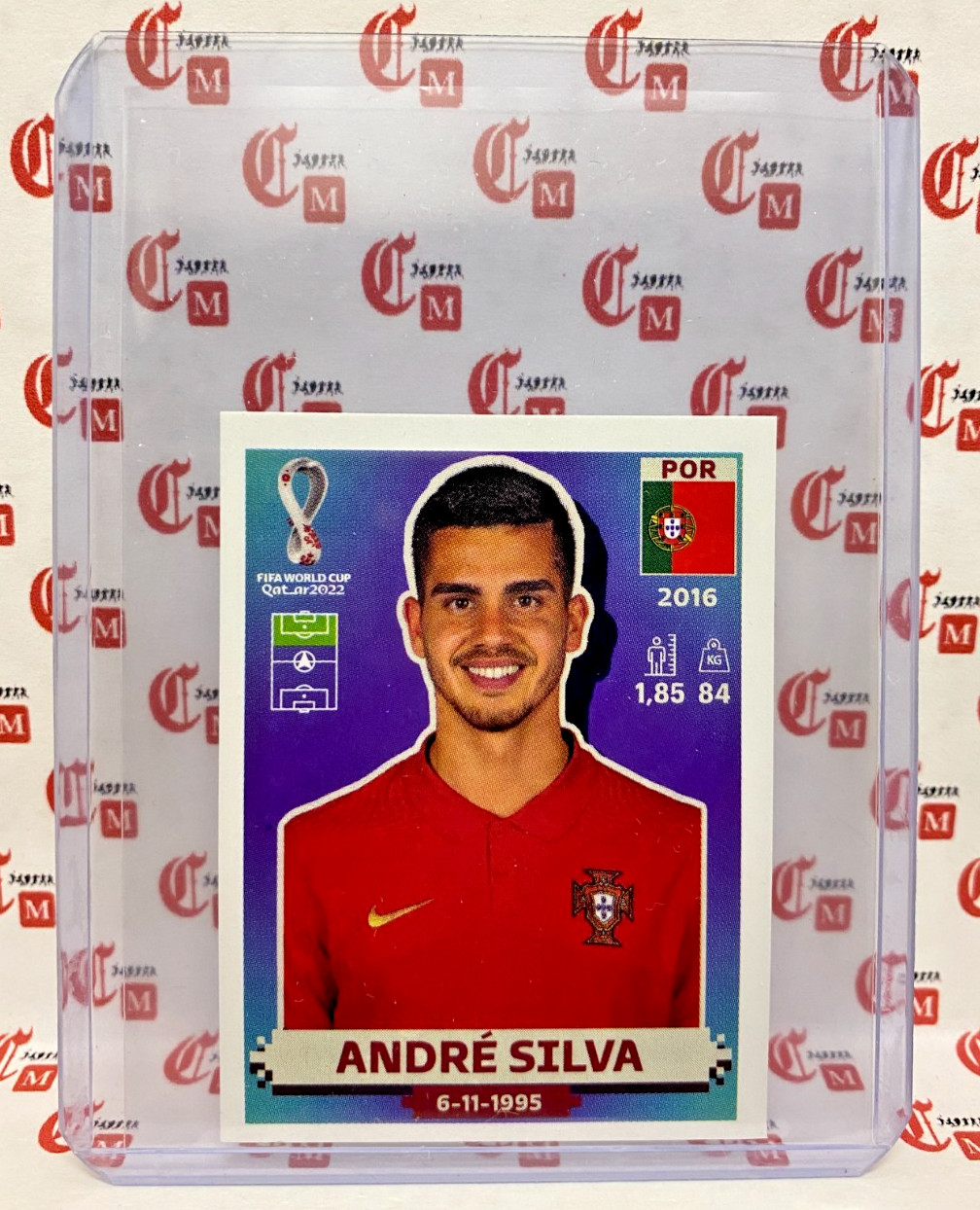 ANDRE SILVA - PORTUGAL 2022 Panini FIFA World Cup Qatar STICKER COLLECTION POR17