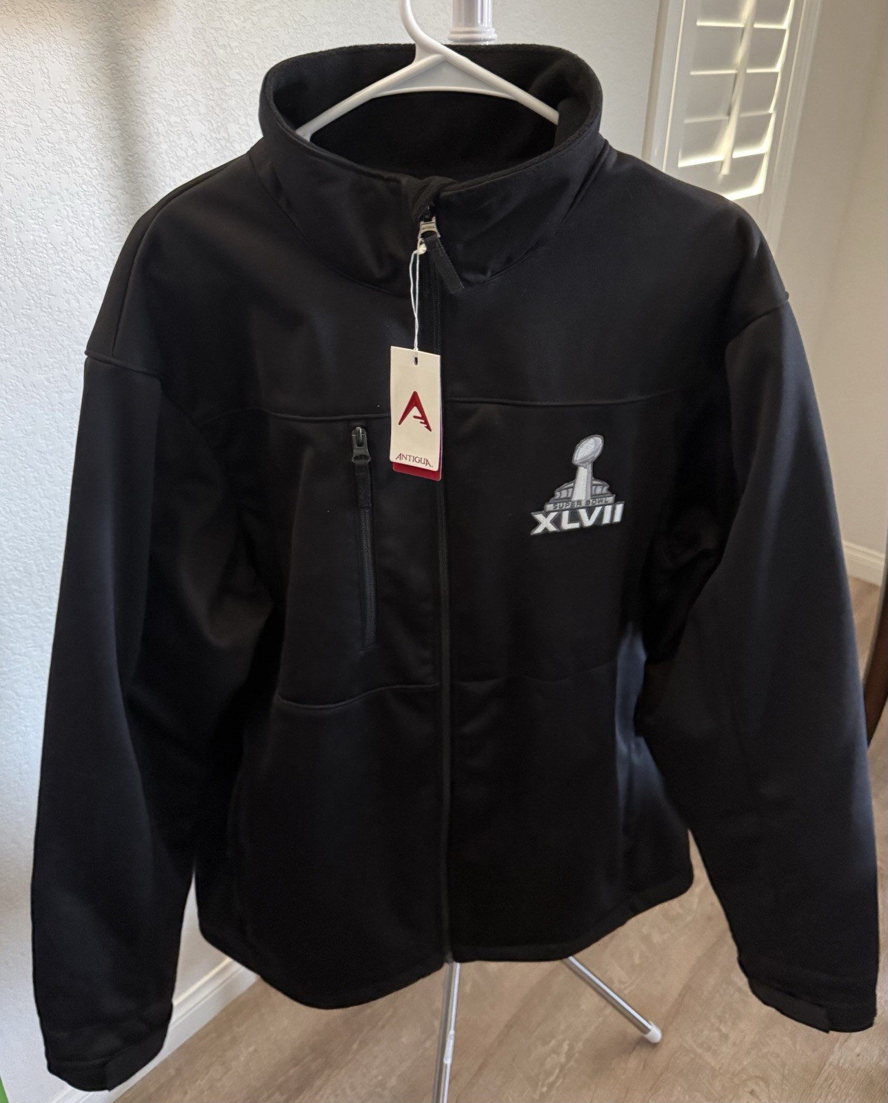 NFL Super Bowl XLVII 2/3/13  New Orleans Crew Antigua Jacket Large wtags