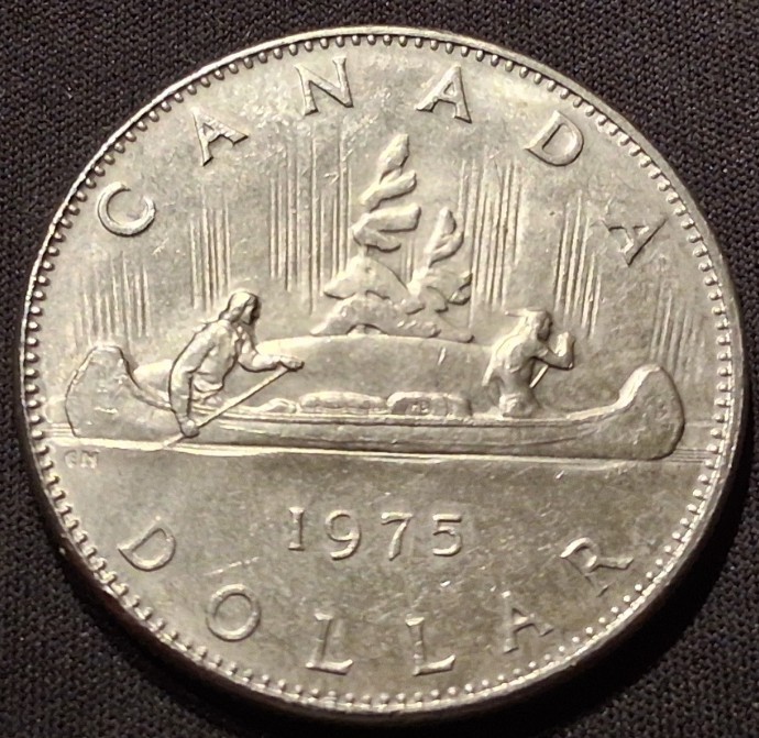 1975 Canada $1 Voyageur Dollar - Elizabeth II