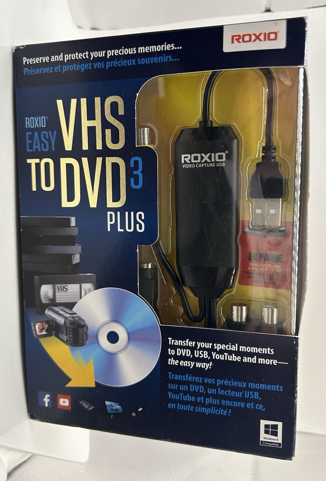 Roxio Easy VHS to DVD 3 Plus Converter - 251000