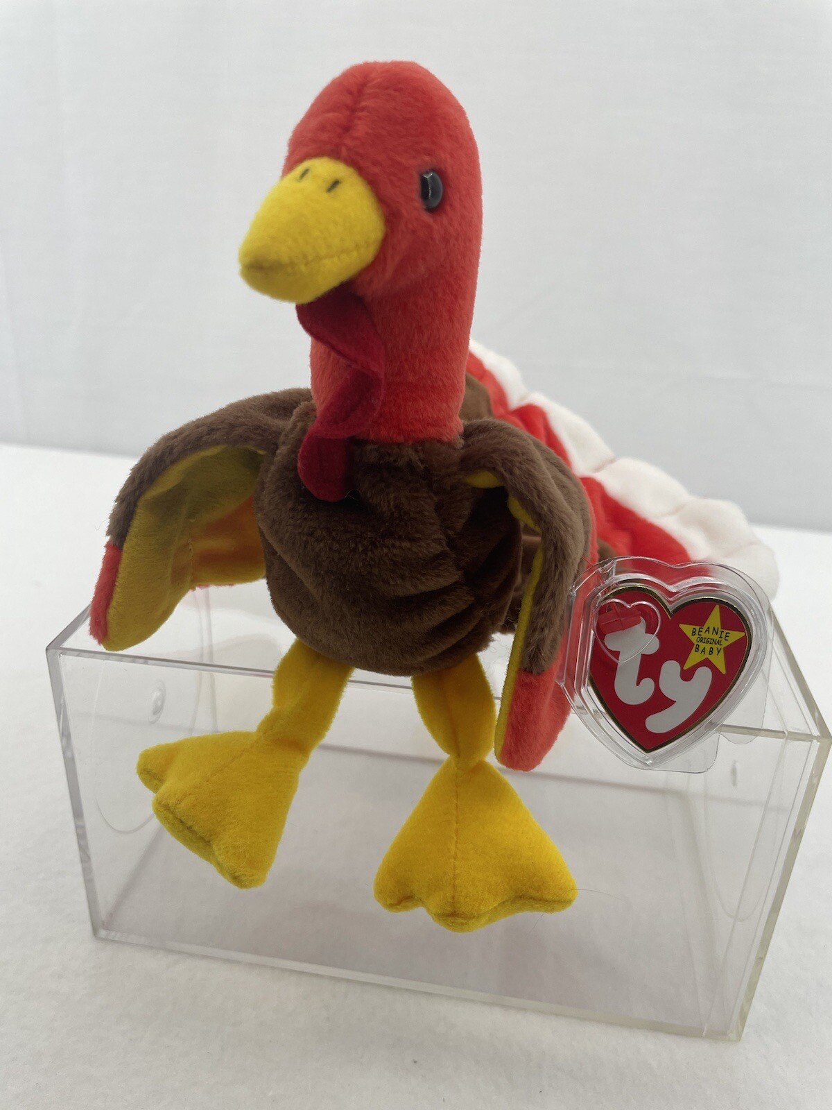 TY Beanie Baby – GOBBLES the Turkey (5.5 in) Retired Collectors Piece