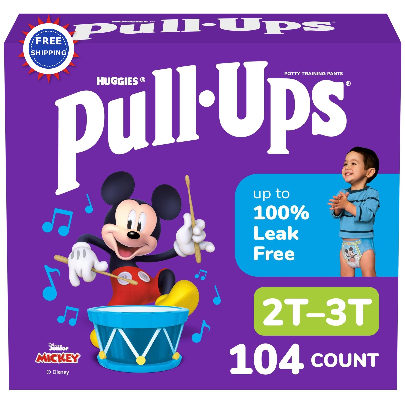 Pants Training Boys 2T-3T 104 Count Potty 16-34 Pull-Ups Size Underwear