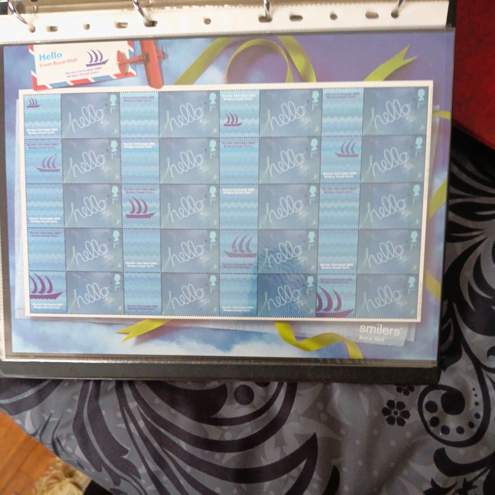 GB QEII 2006 Hello Washington Smiler sheet LS30 MNH