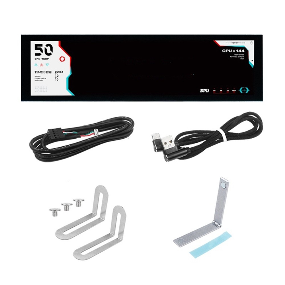 8.8inch Computer Temp Monitor (Dynamic Theme Supported), IPS Type C8487