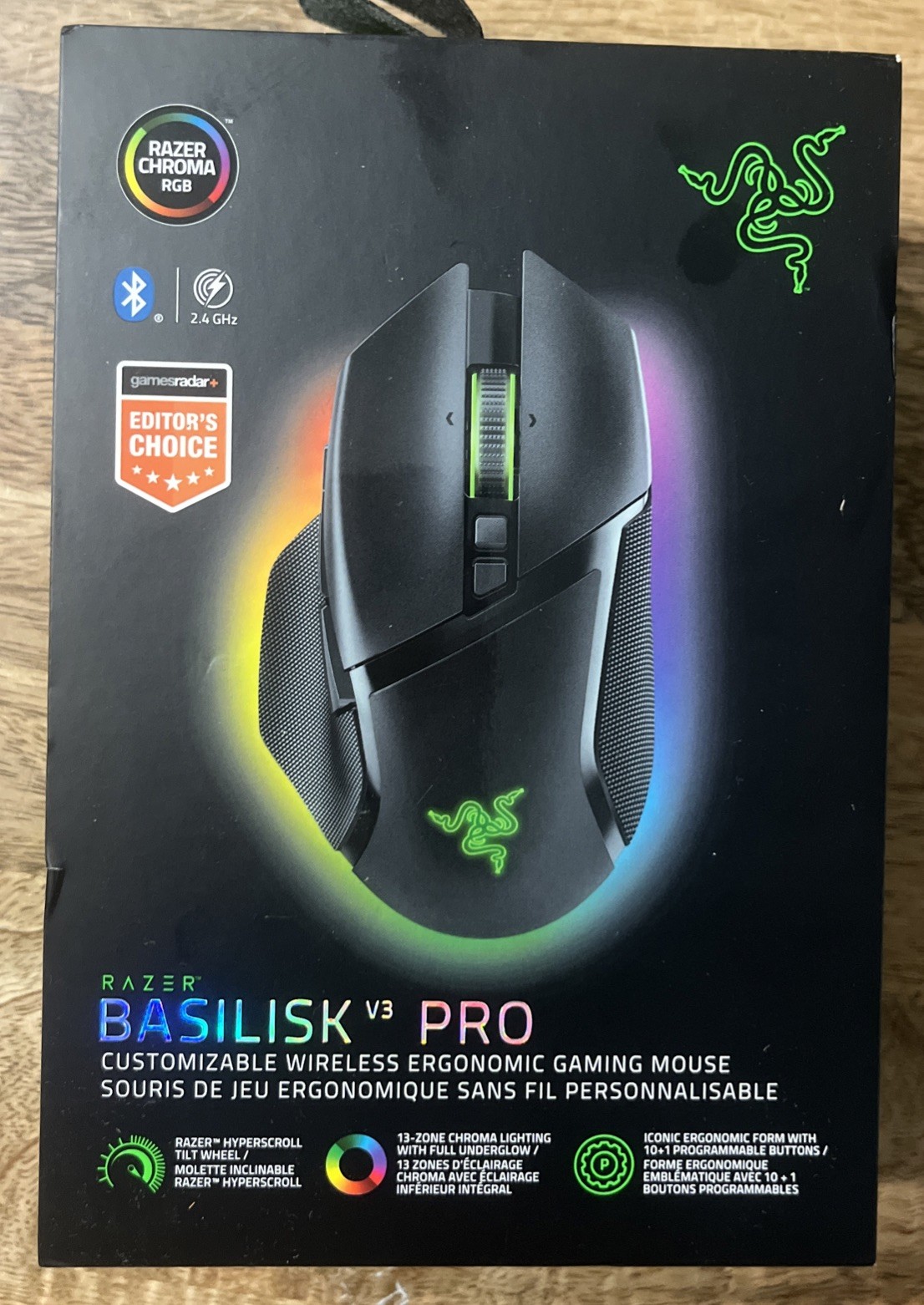 RAZER BASILISK V3 PRO WIRELESS GAMING MOUSE NEW