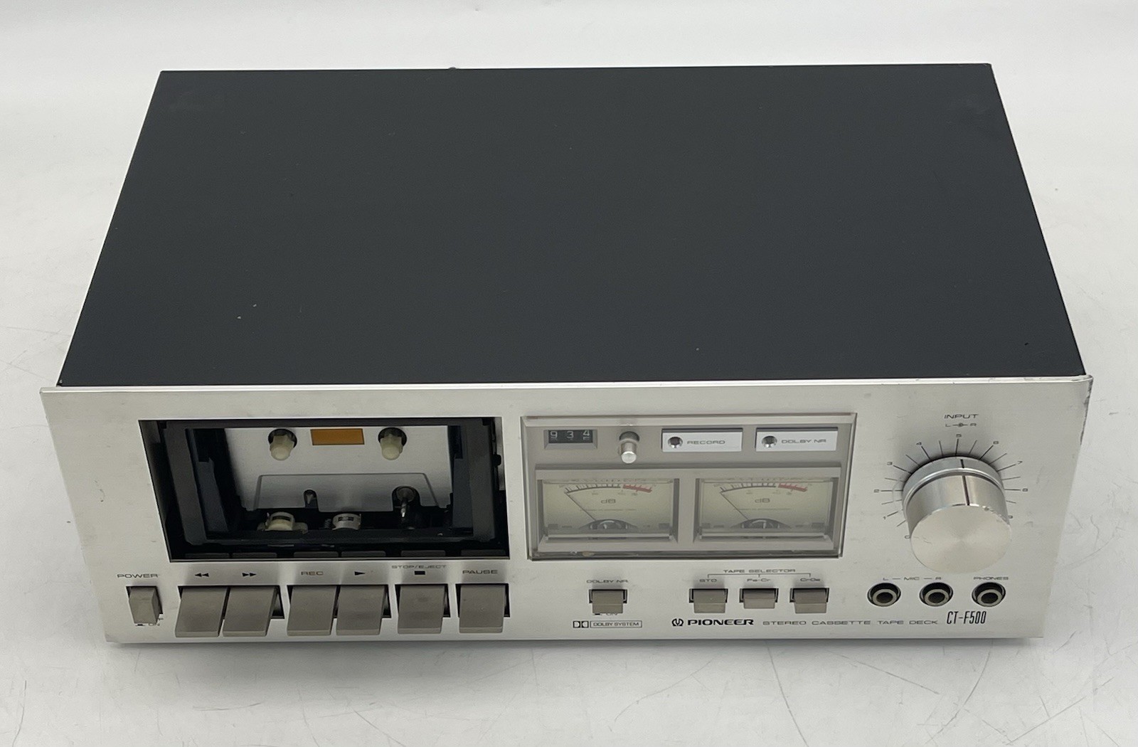 Pioneer CT-F500 Stereo Cassette Tape Deck for Parts or Repair