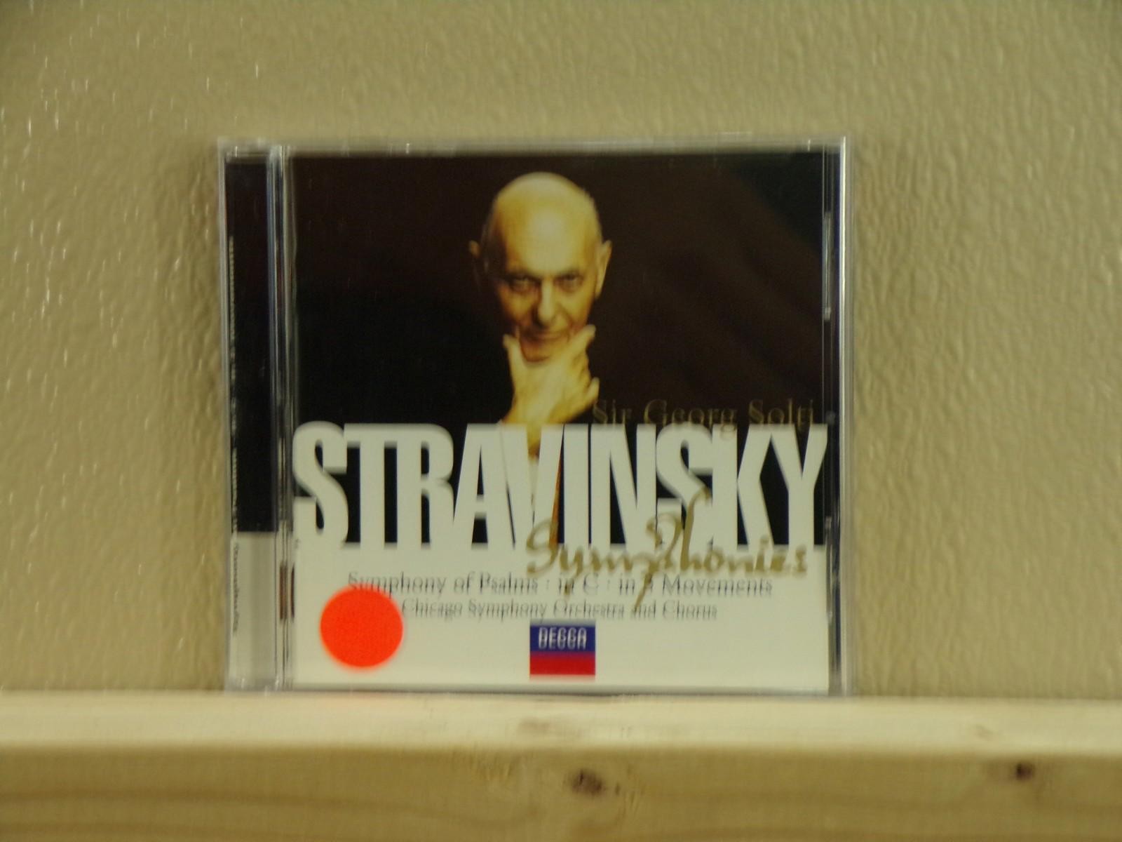 Stravinsky Symphonies of Psalm CD