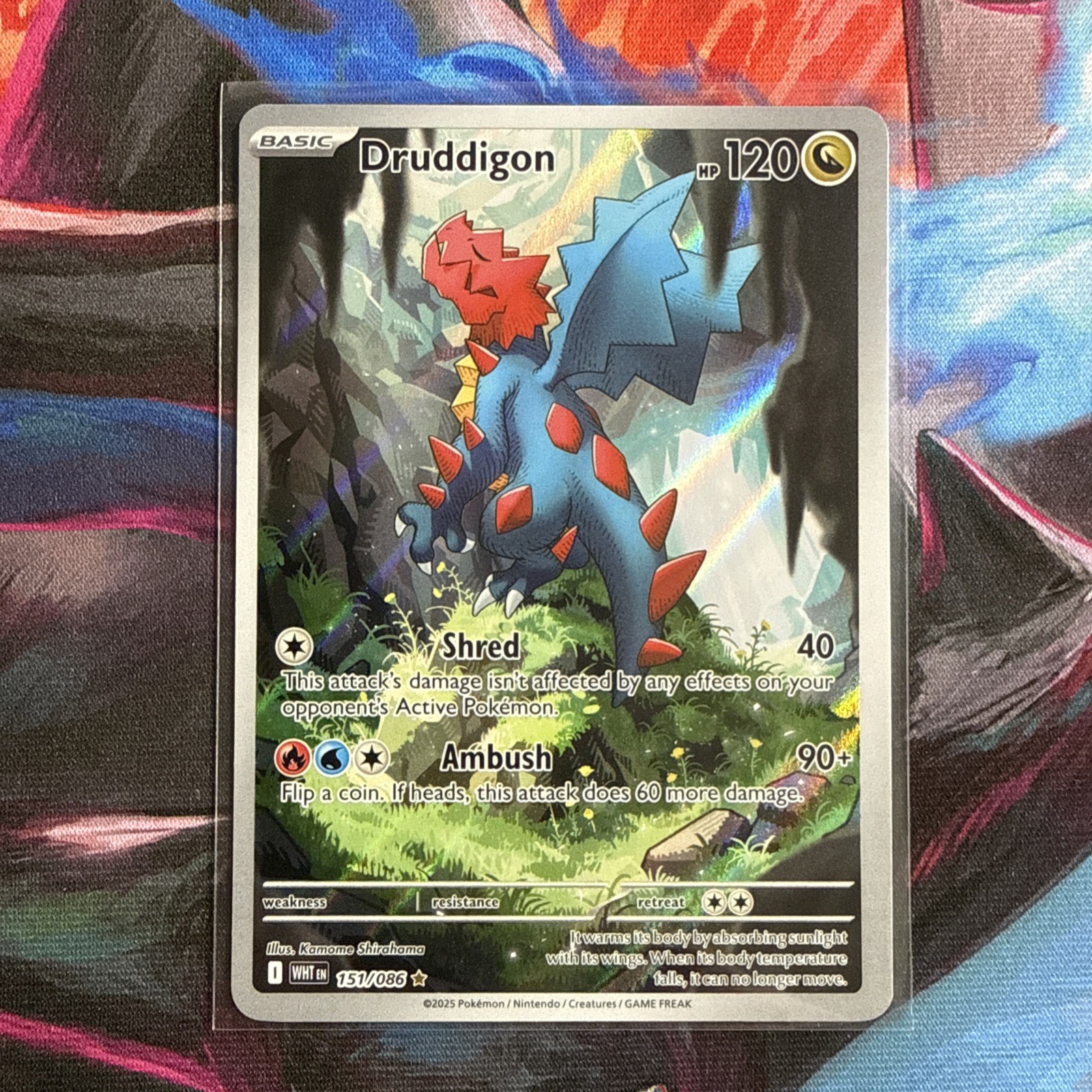 Druddigon 151/086 Sv: White Flare Holo