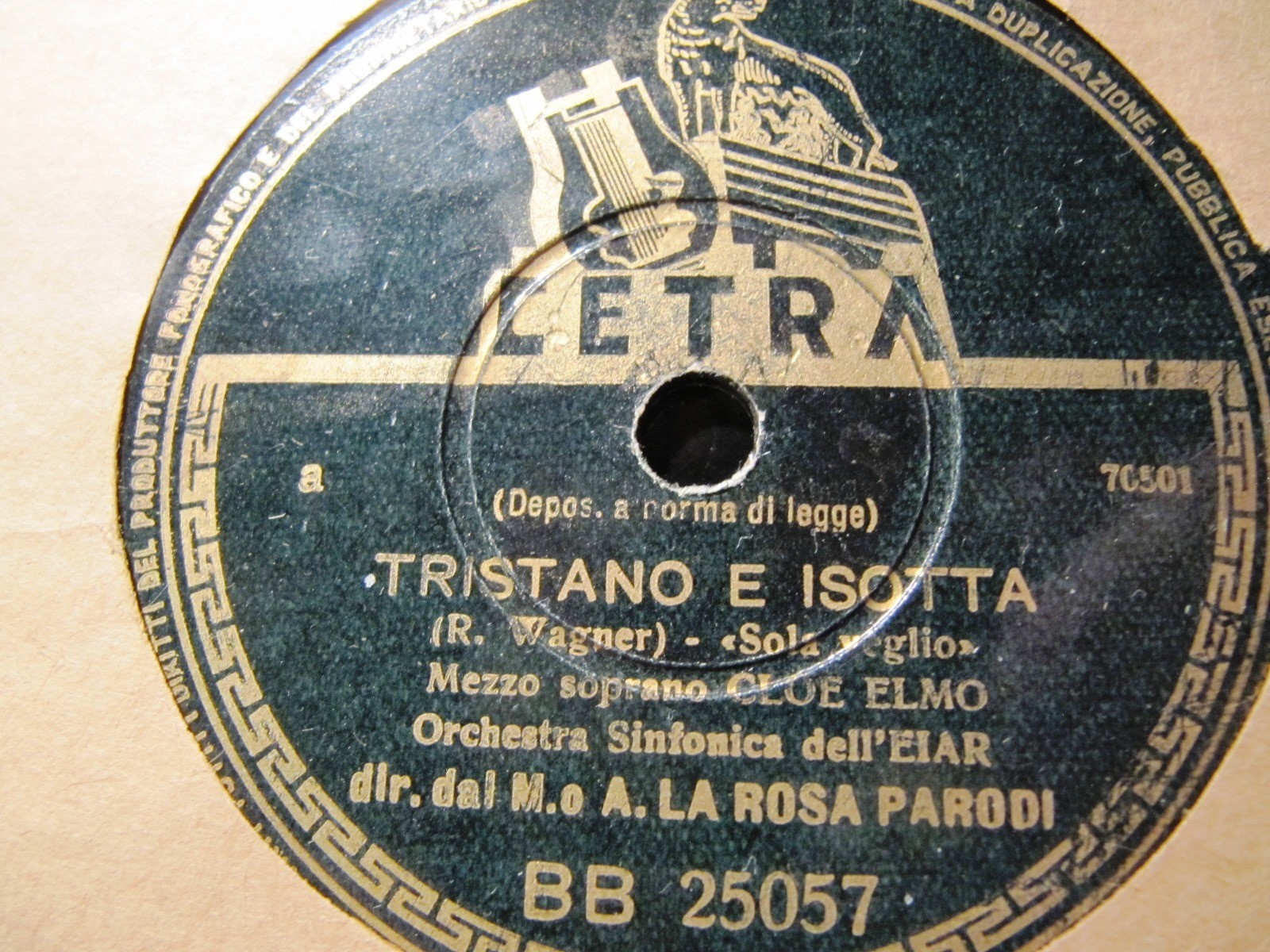 1941 CLOE ELMO Mezzo Wagner TRISTAN Einsam Wachend / Trovatore CETRA BB 25057