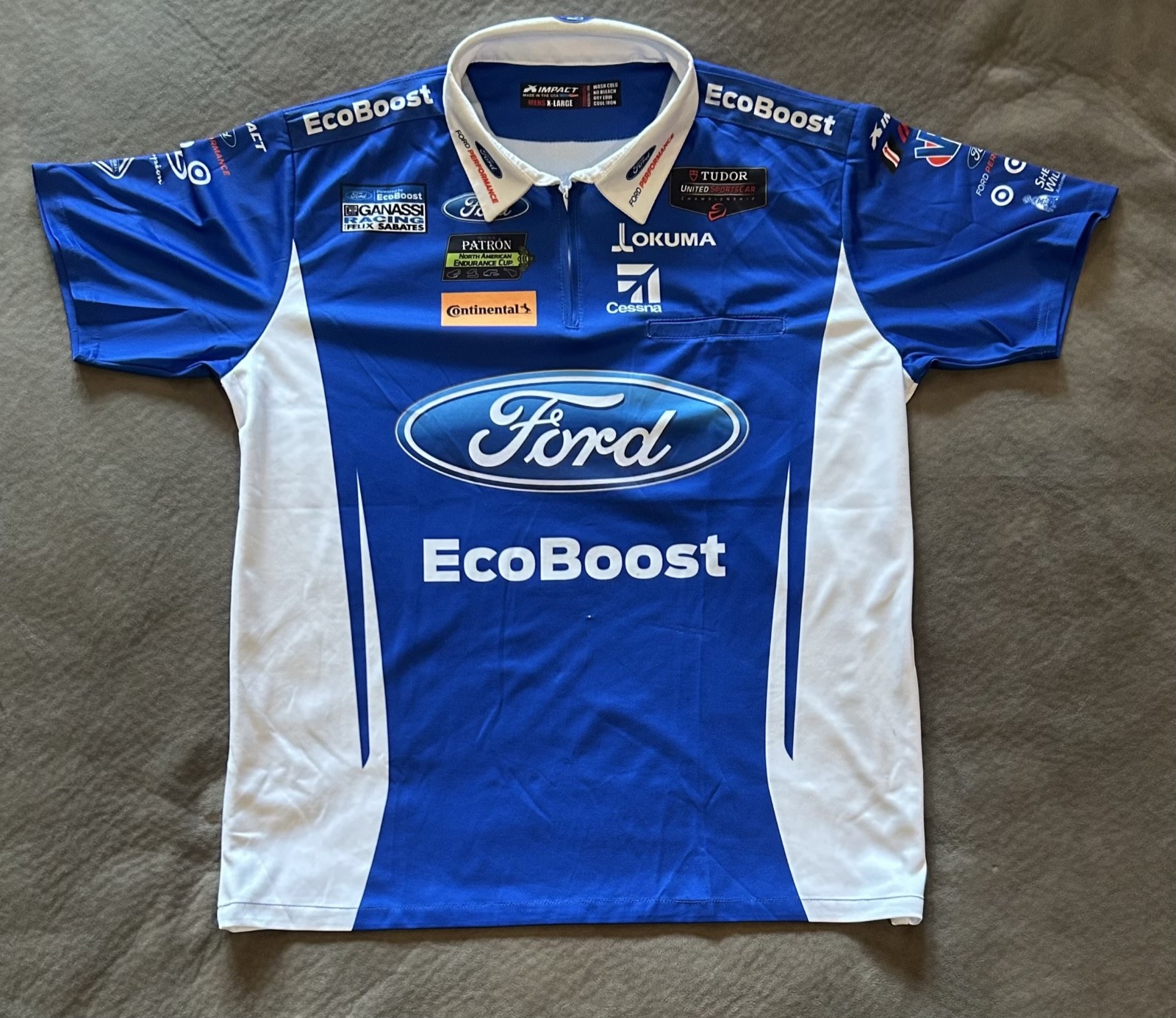 2015 Chip Ganassi Racing Ford EcoBoost race used Pit Crew Shirt - X-Large