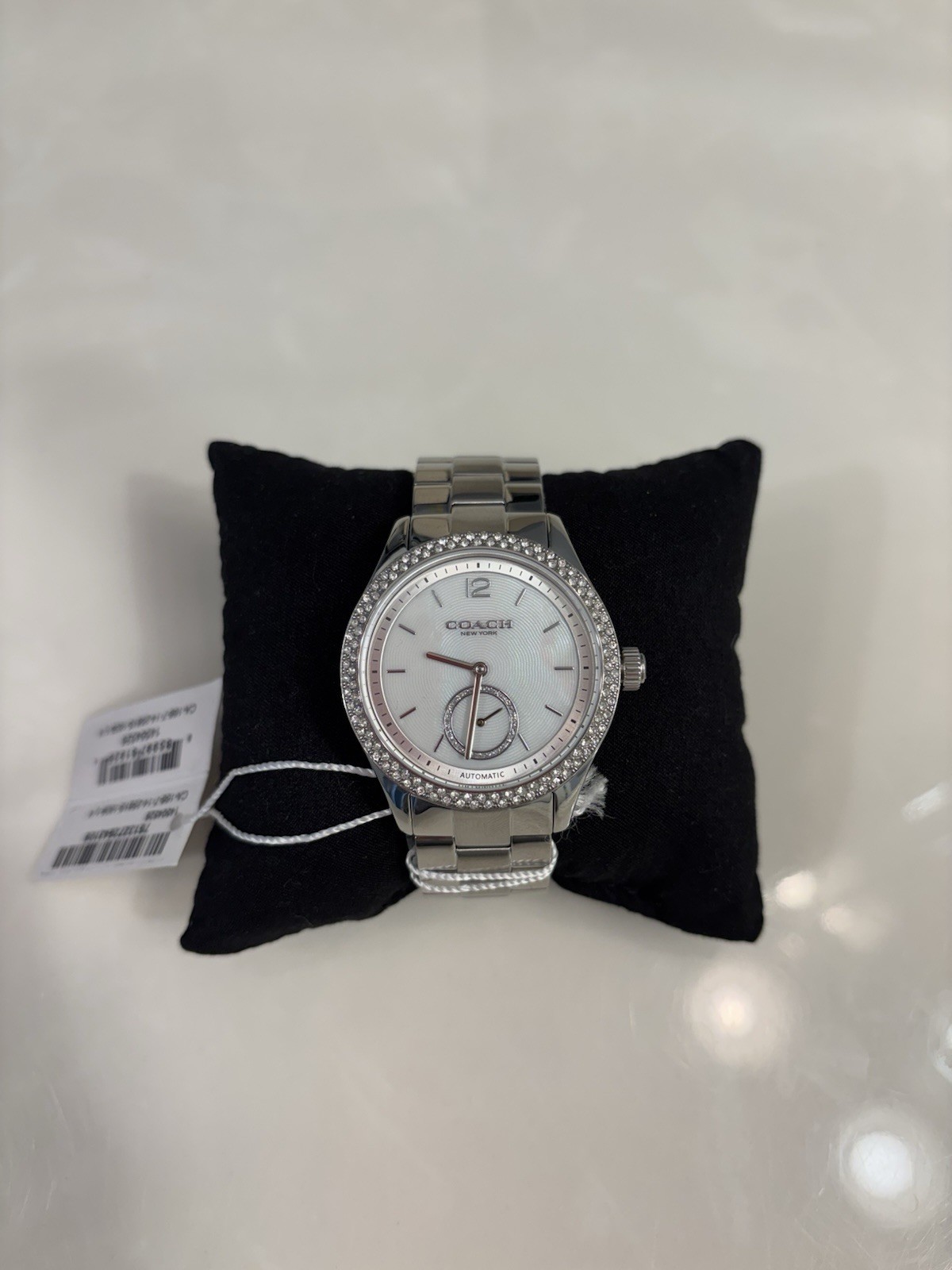 Coach Brooks Stainless Steel Bracelet 38mm Watch Crystal Dial