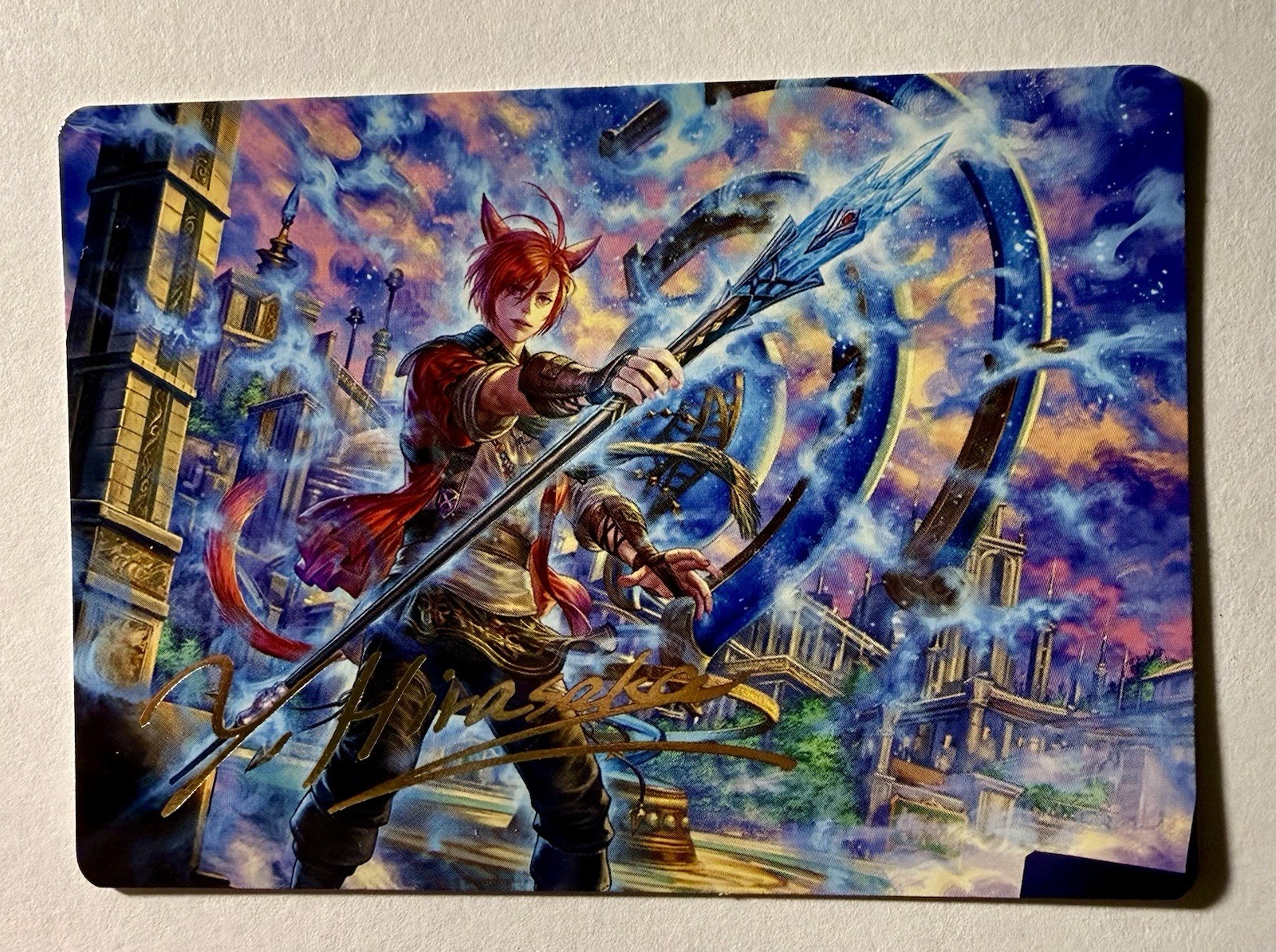 G'raha Tia, Scion Reborn Art Card (19) (Gold-Stamped Signature) Art Series NM FF