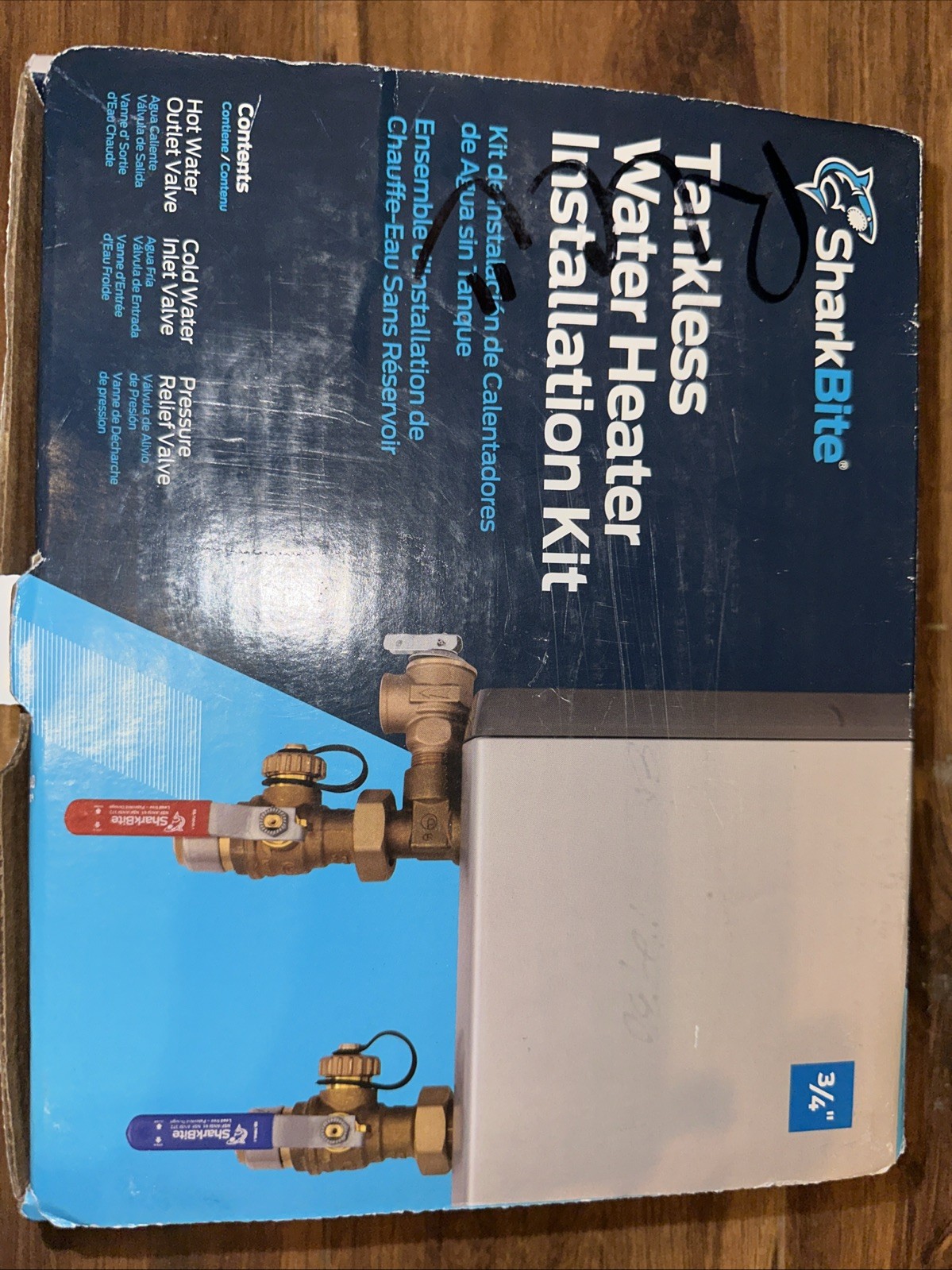 SharkBite 25374 Tankless Water Heater Valves Installation Kit