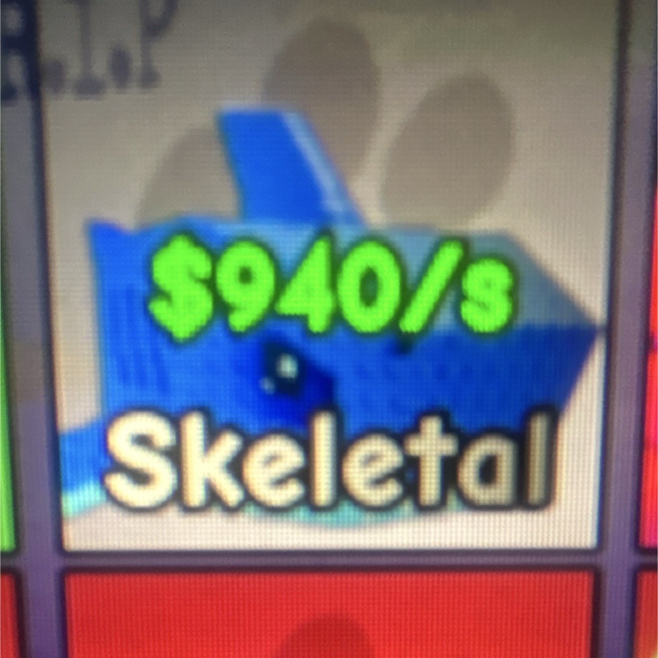 Game Item Asset Lot - Skeletal, Admin, Big, Colossal, Fractured, Gold