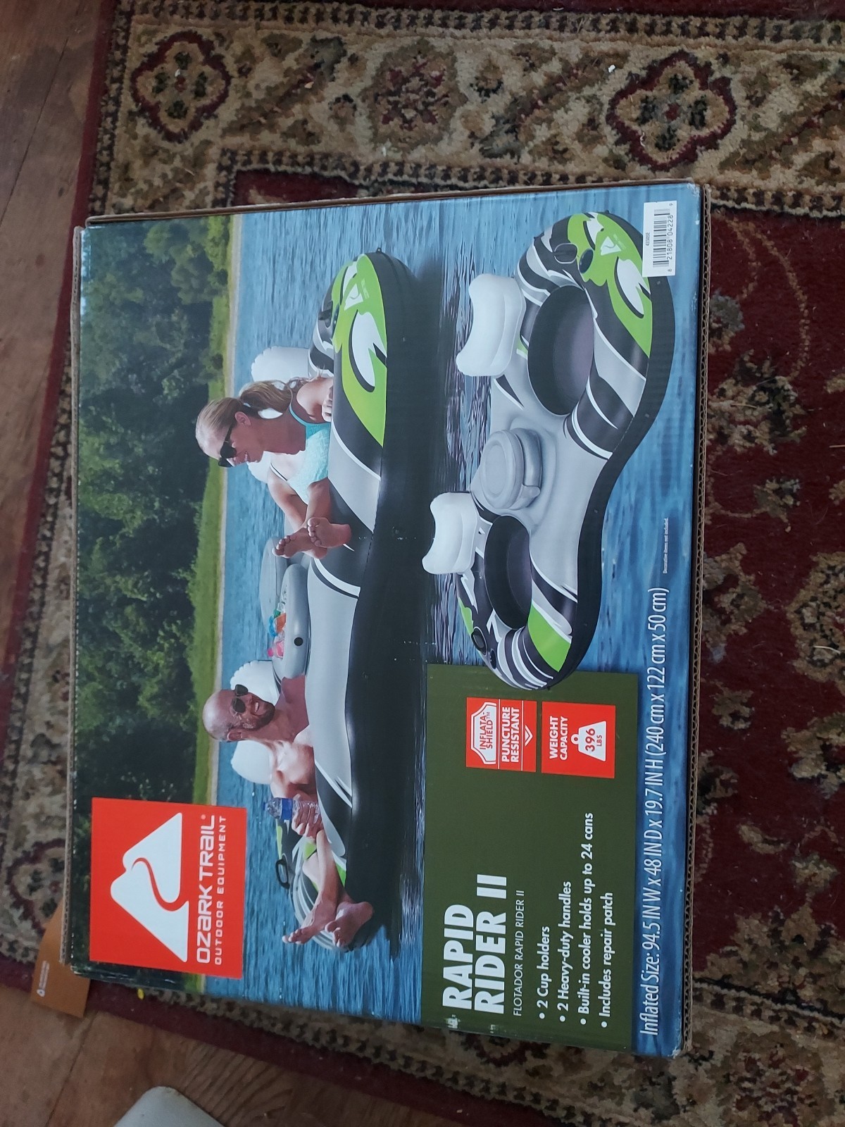 Ozark Trail Rapid Rider 2,Two Person River, Lake or Pool Tube Float Cooler✅️ .🌄