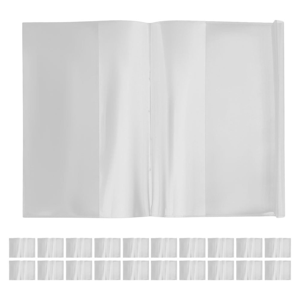  30pcs A4 Book Protector Sleeves - Waterproof Document Paper Sleeve - Clear