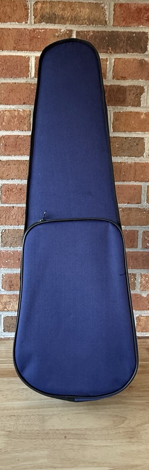 Blue Canvas With Green Inside Violin Case. Great For Travel