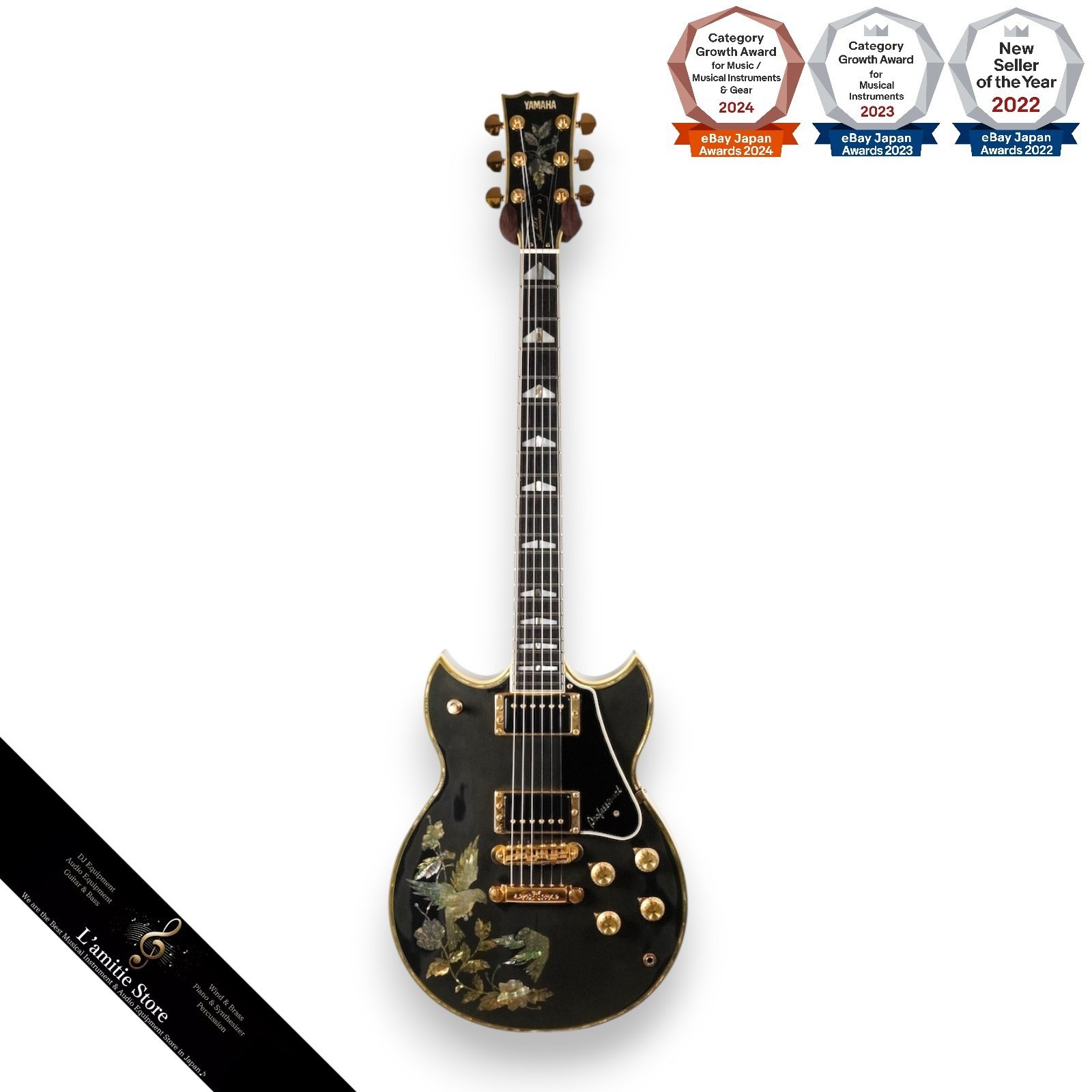 Yamaha SG25S 25th Anniversary Electric Guitar Royal Black 1991 4.65kg