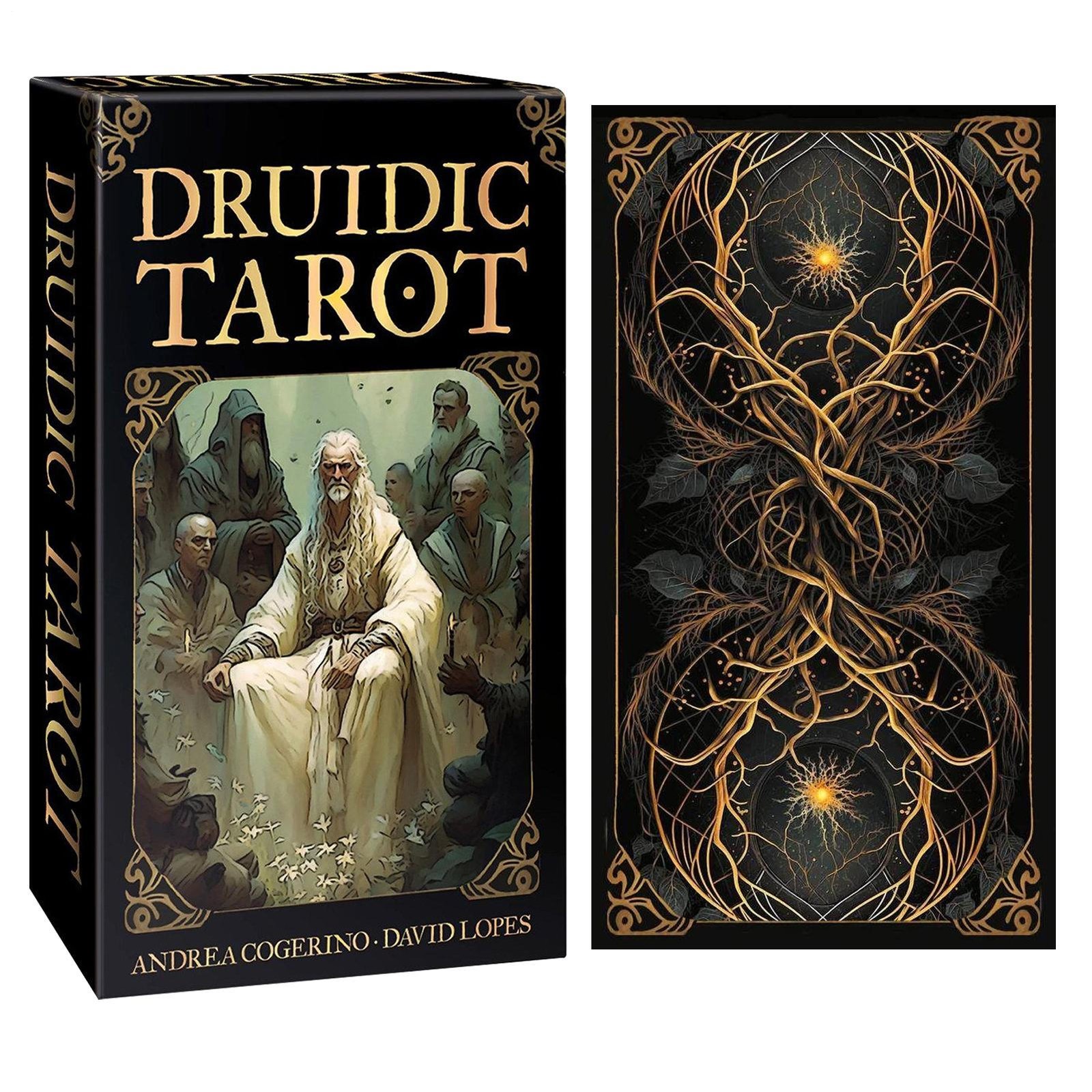 Druidic Tarot Decks 78 Pieces Oracle Divination Accessories Meditation Beginner