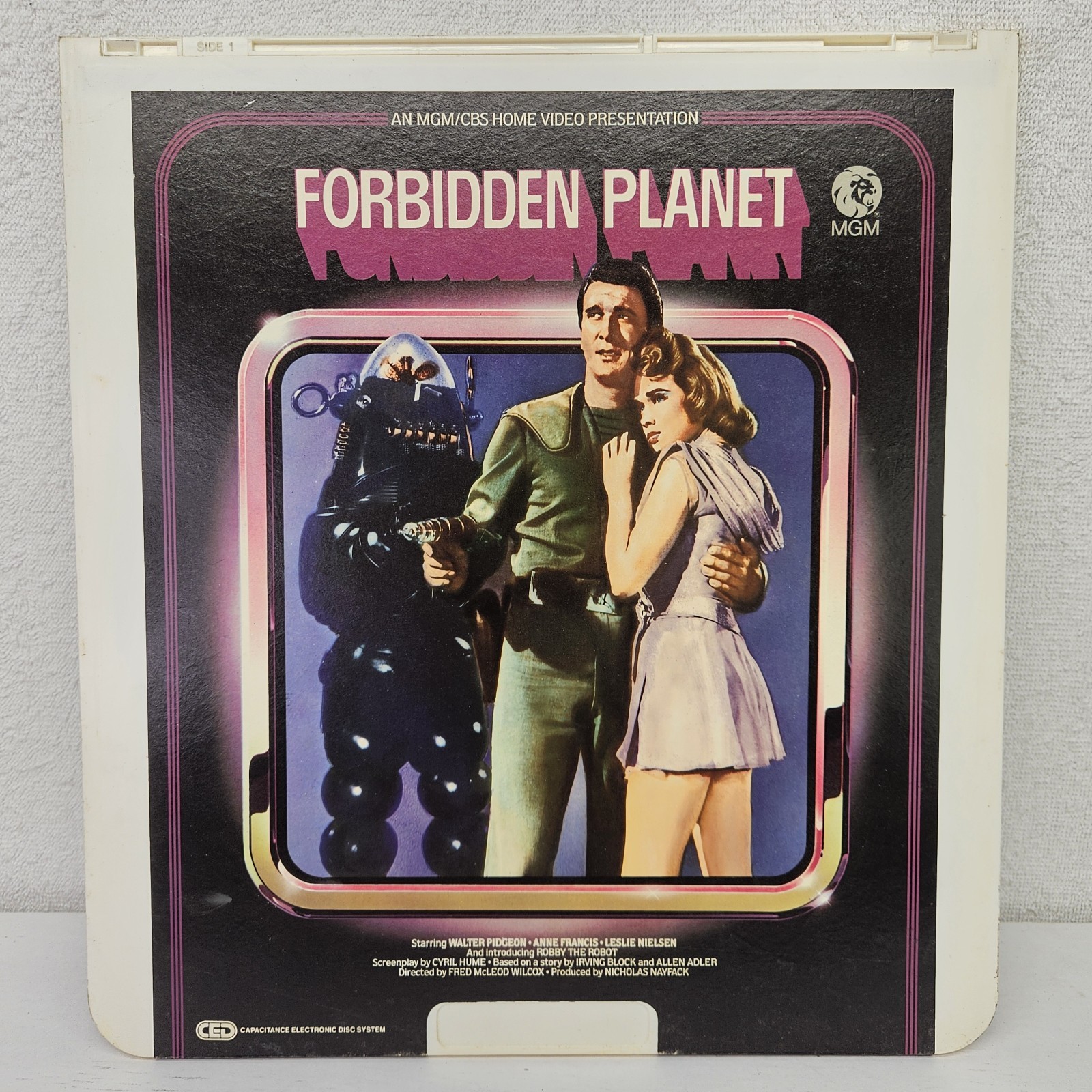 Video Disc Forbidden Planet MGM/CBS Home Video Presentation Check description