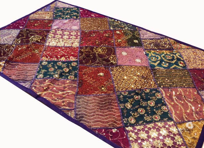 Birthday Gift Ind Patchwork bead Tapestry Wall Hanging Vintage Wall Art Tapestry